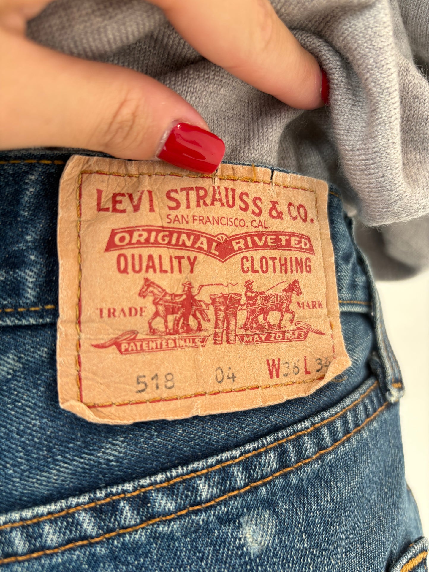 Jeans tall Levi’s 515 classic wash