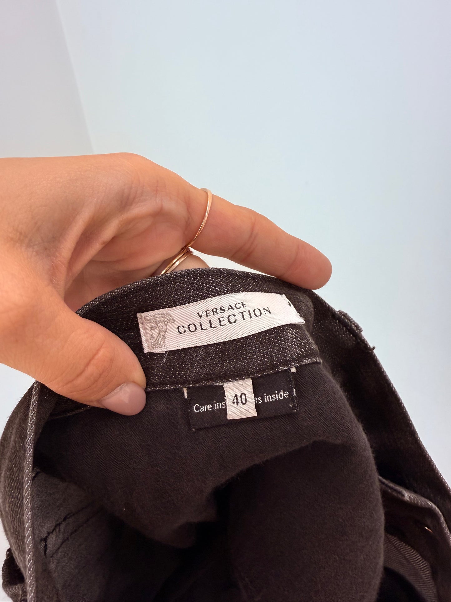 Jeans Versace straight leg ultra confort