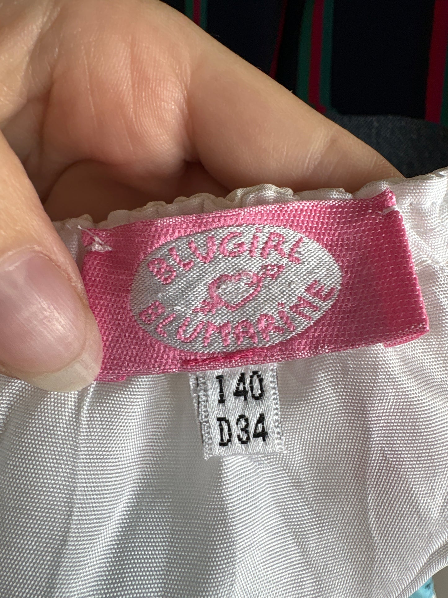 Fustă luxury Blumarine din mătase matuala în print superb