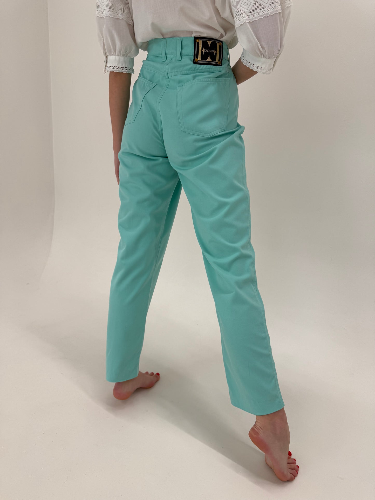 Jeans Escada luxury ultra confort modelatori tall în culoare superbă