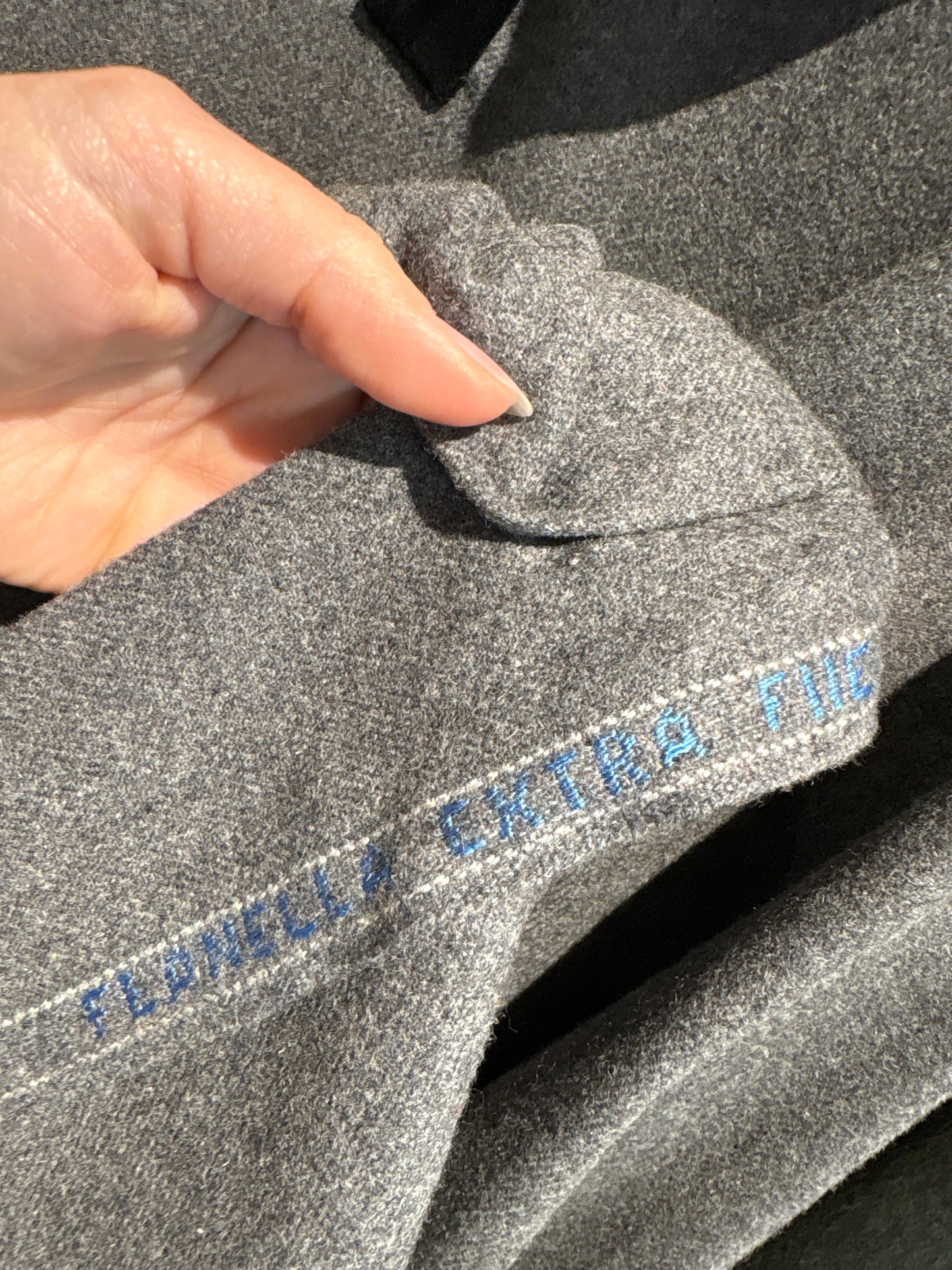 Rochie Old vintage late 70s din flanel de lana extrafina