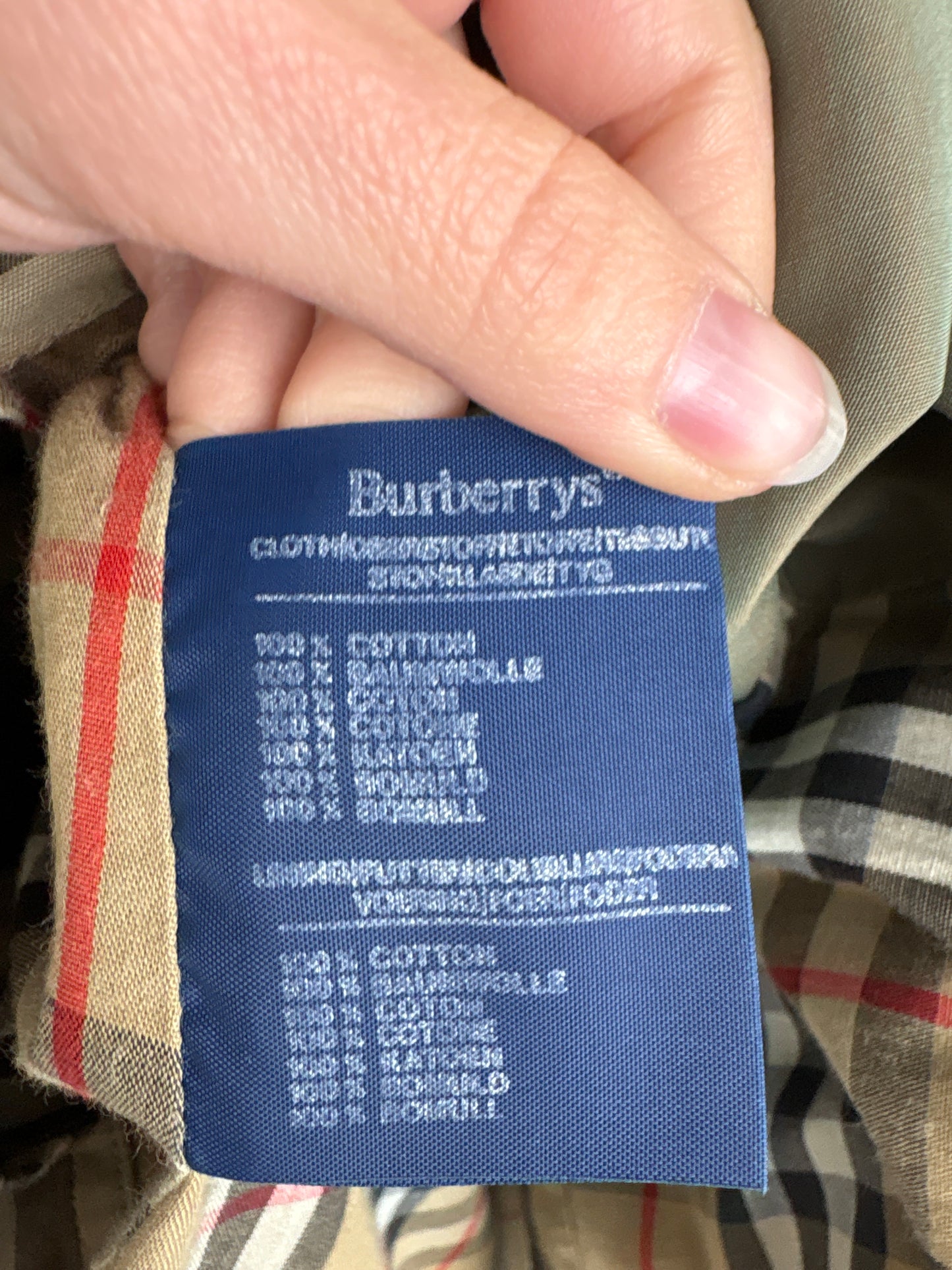 Trench vintage Burberry kaki cu talie reglabilă cu cordon
