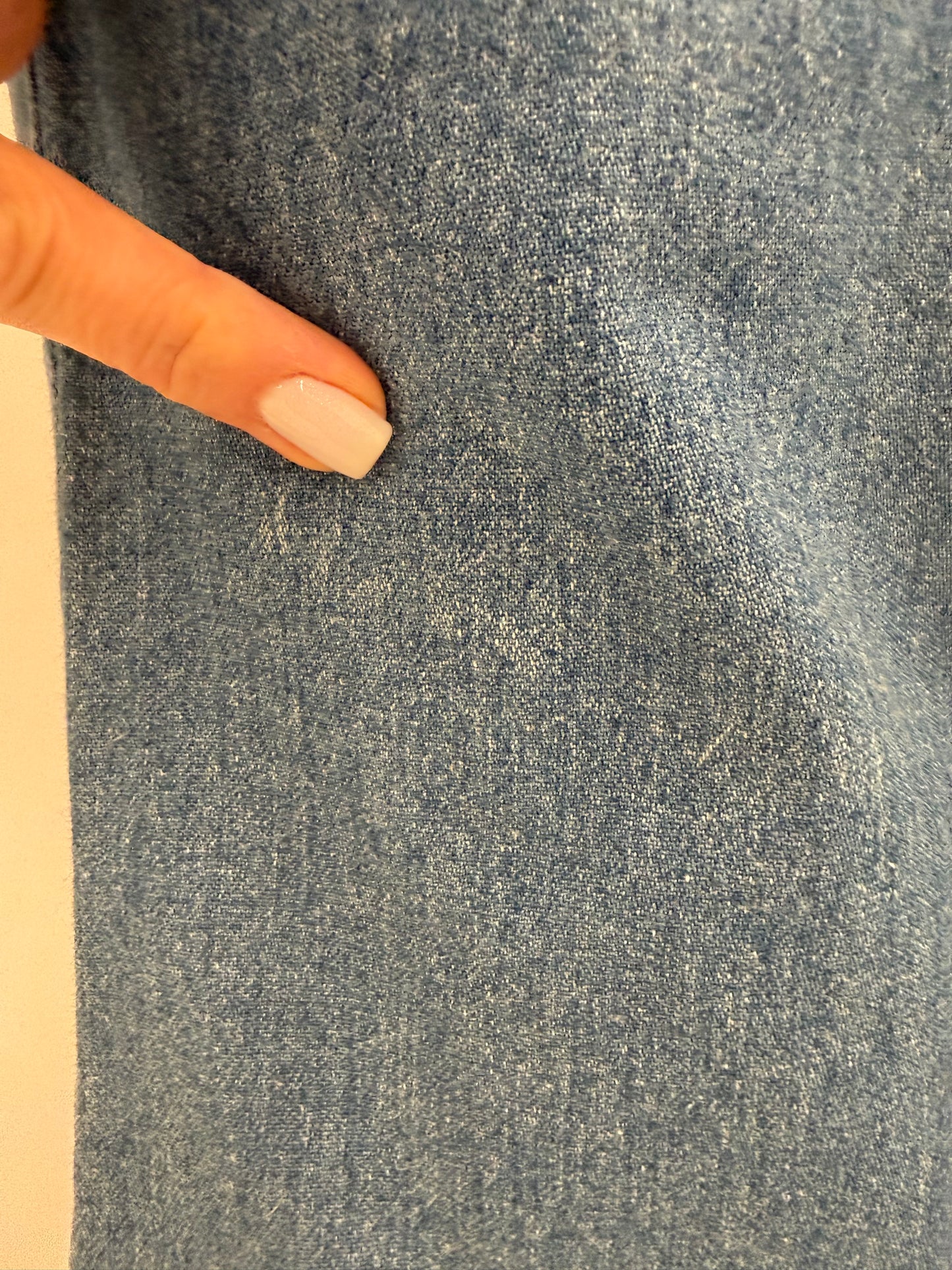 Jeans vinatge tall ușor evazați classic wash cu talie ultra înaltă