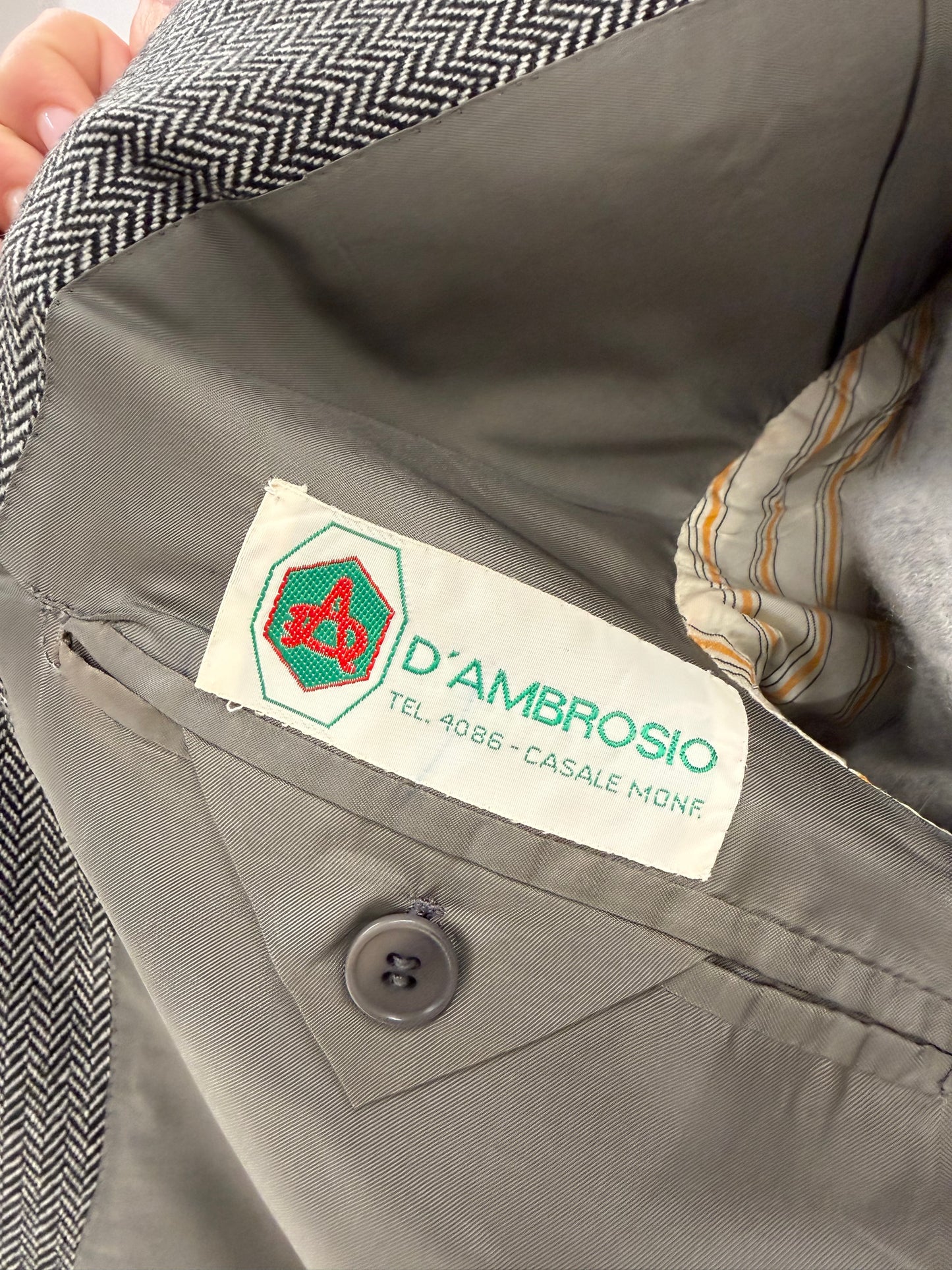 Sacou ultra luxury din stofă 100% cașmir Loro Piana