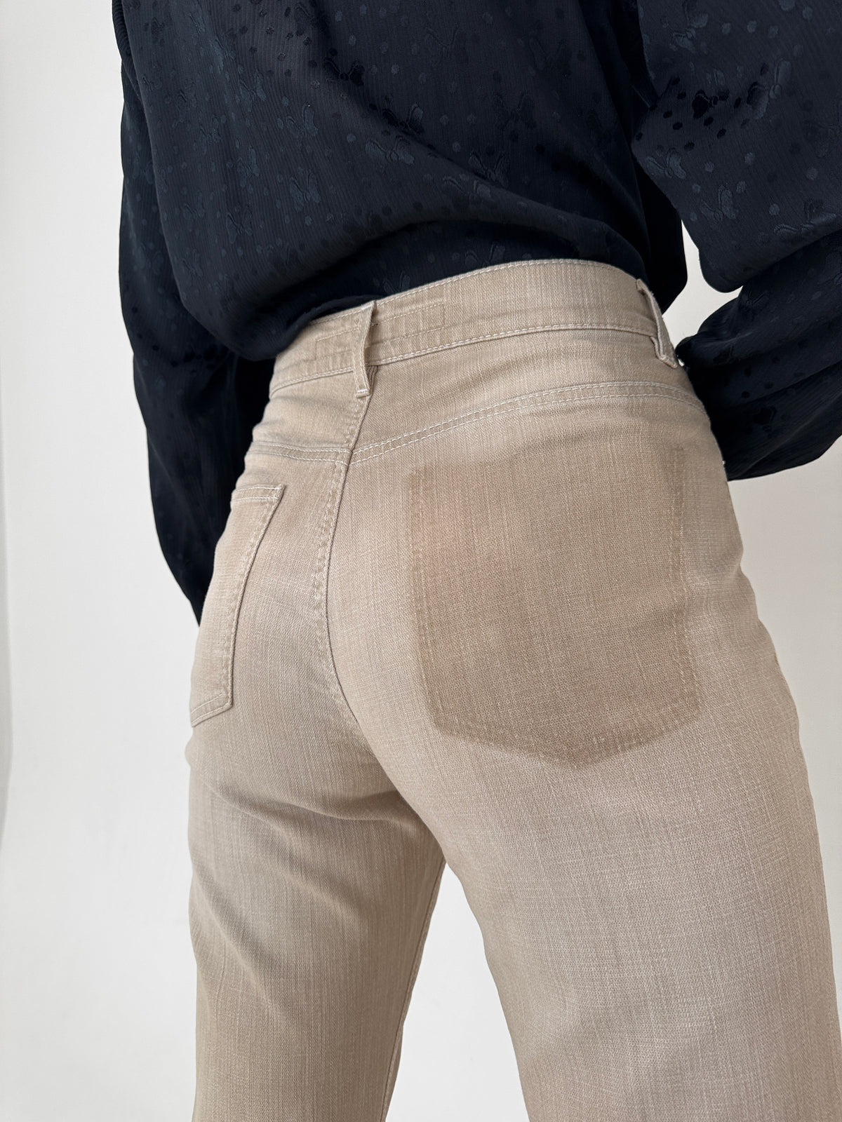 Jeans Escada bootcut camel ultra confort plini modelatori