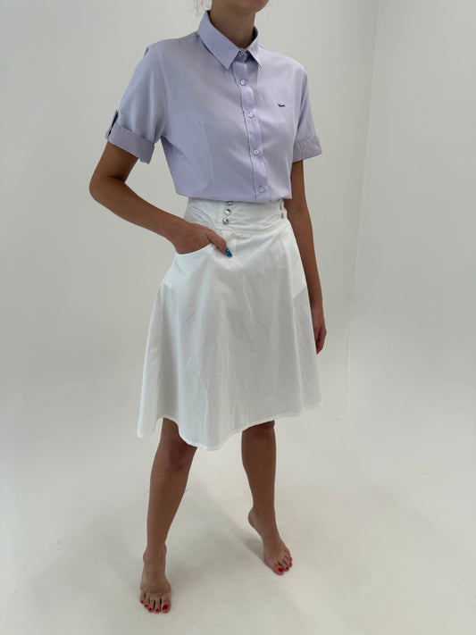 Fustă Armani cu influențe casual din poplin excepțional de bumbac ultra confort