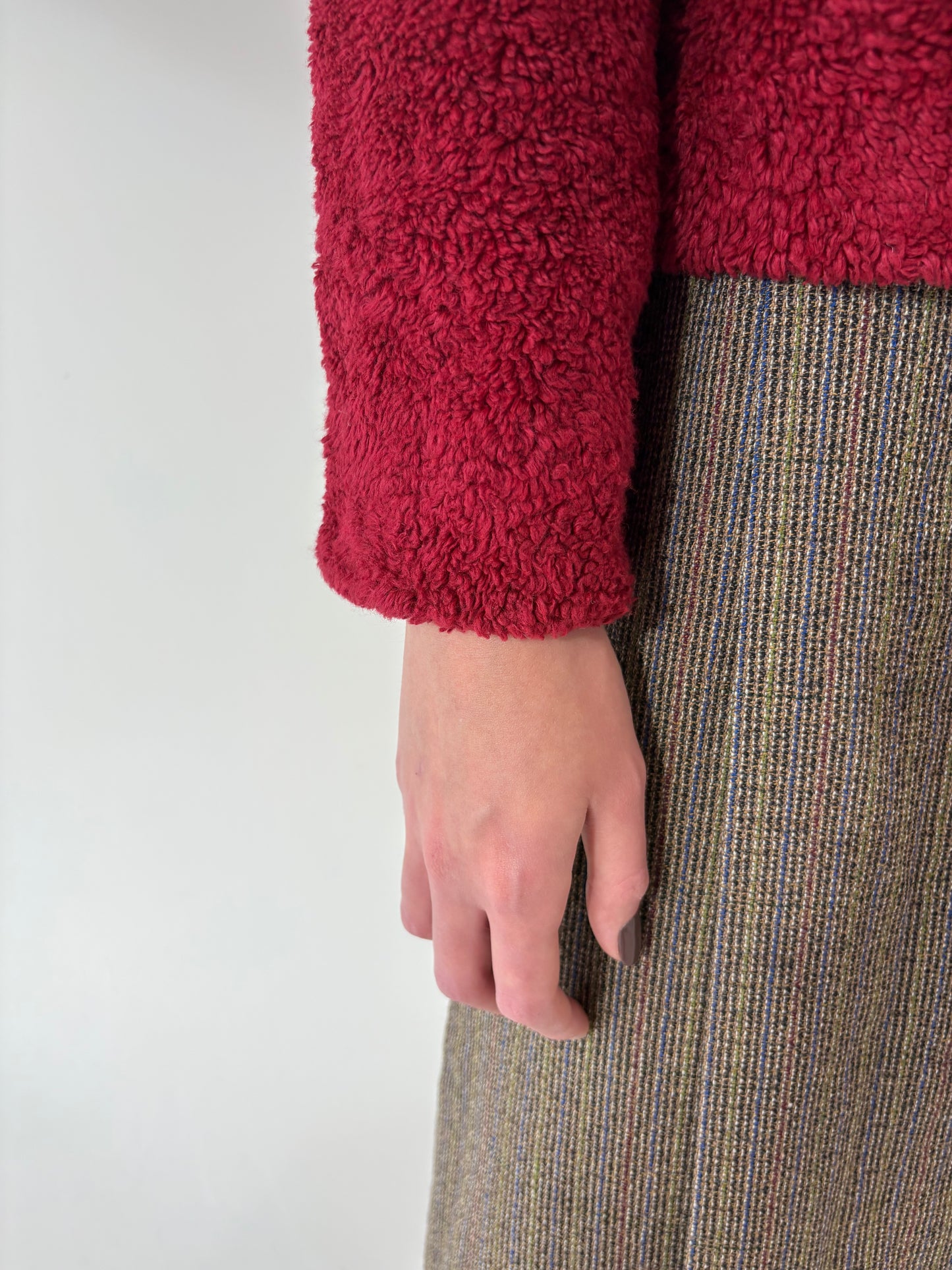 Sacou de brand luxury italian cu aspect de blăniță de la zi la seară