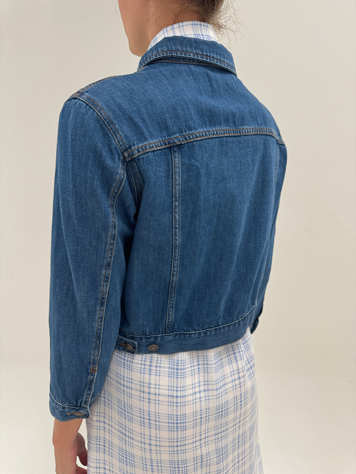 Geaca premium The Koples din jeans petite classic wash