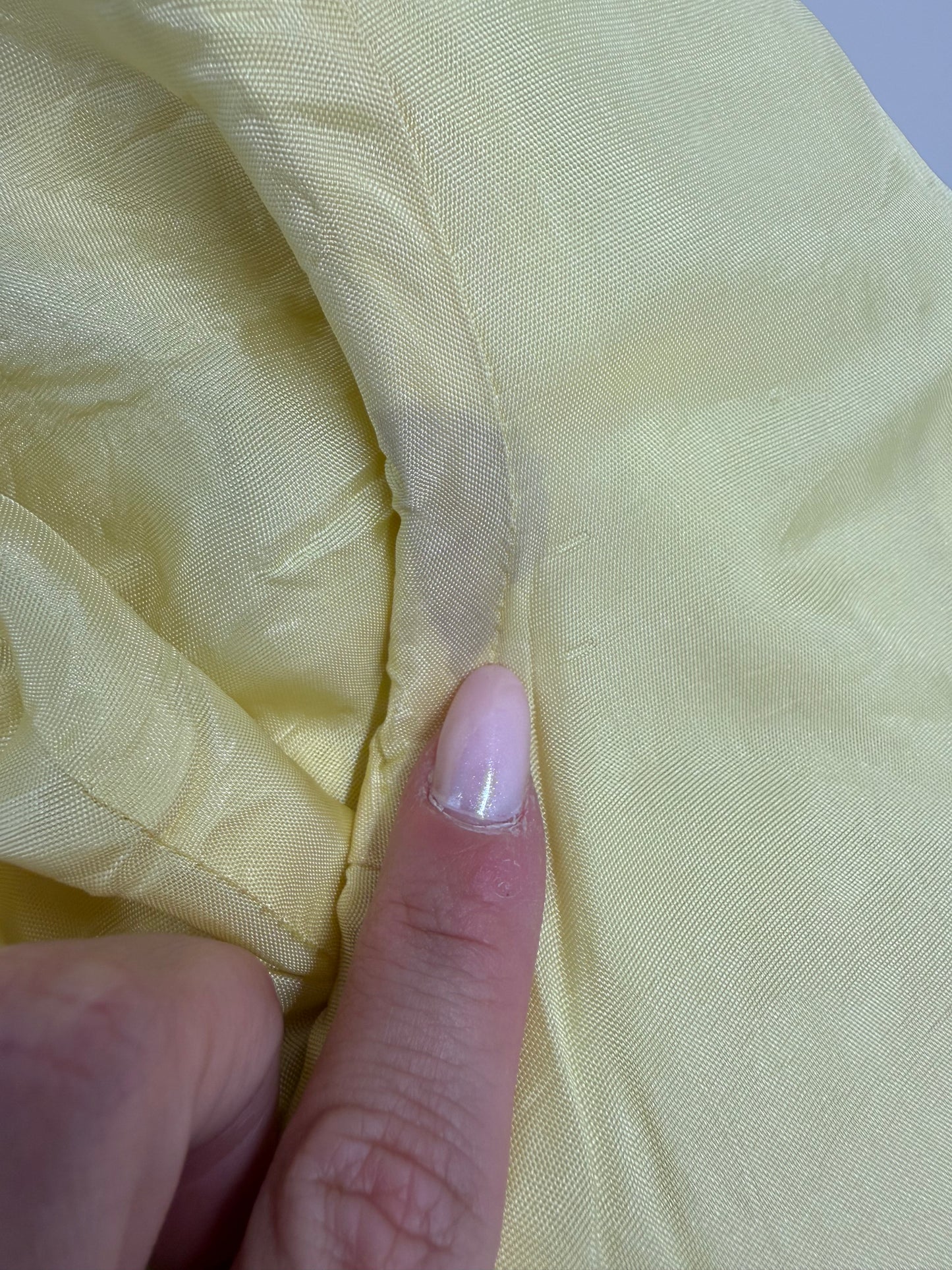 Jacheta cambrata Madeleine lemon yellow din pânză de in și vascoza