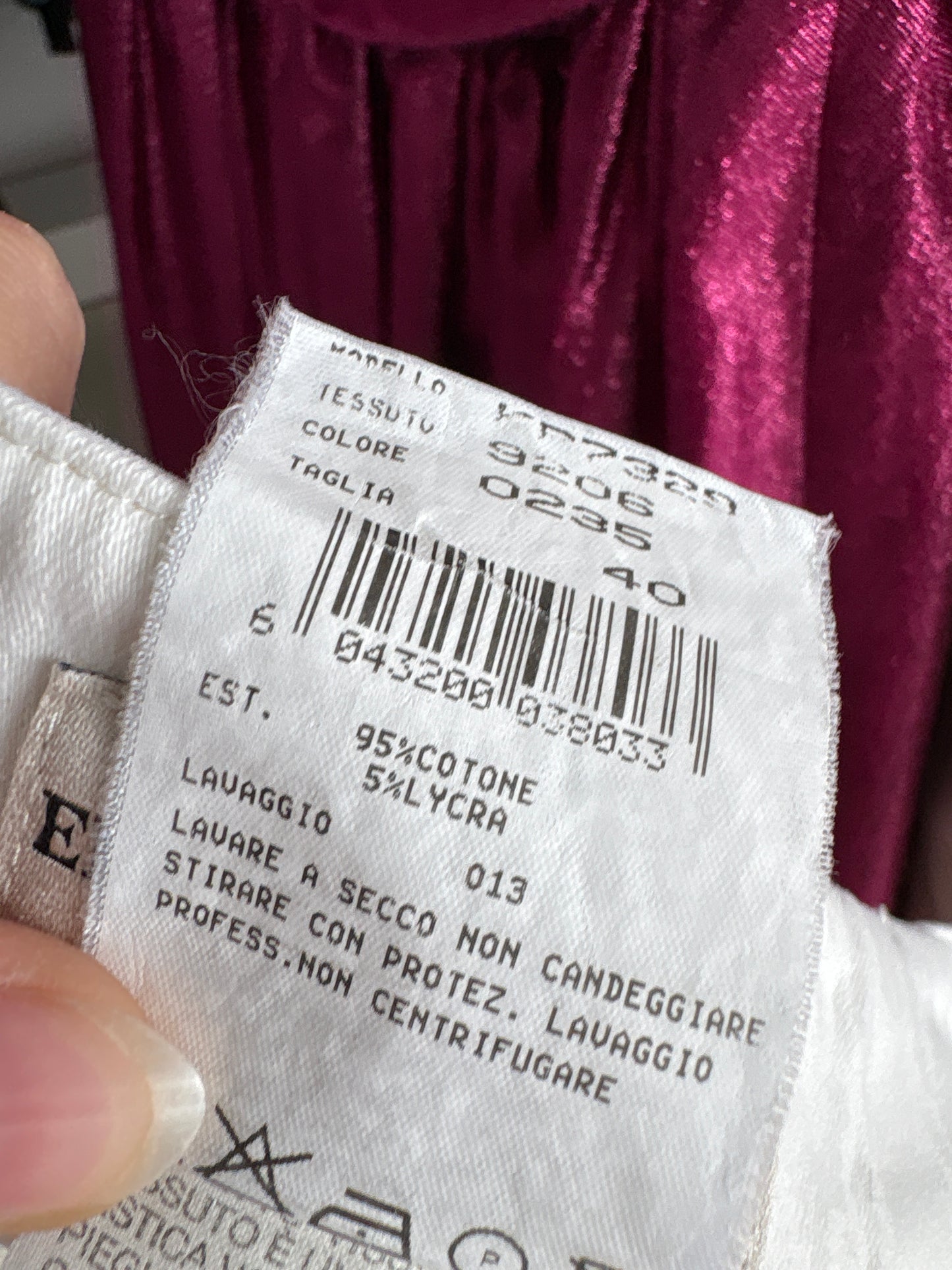 Pantaloni palazzo Armani din bumbac ultra confort