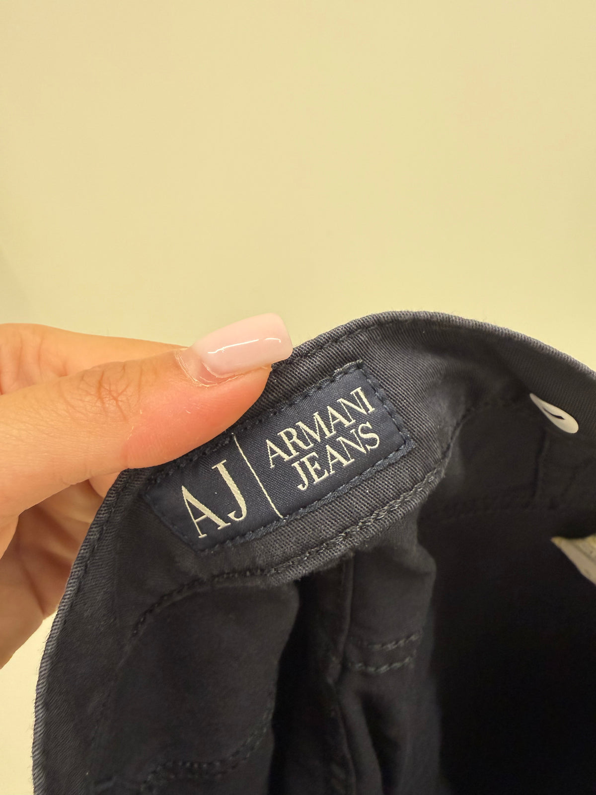 Jeans tall Armani ultra confort modelatori fără efect de prespalare