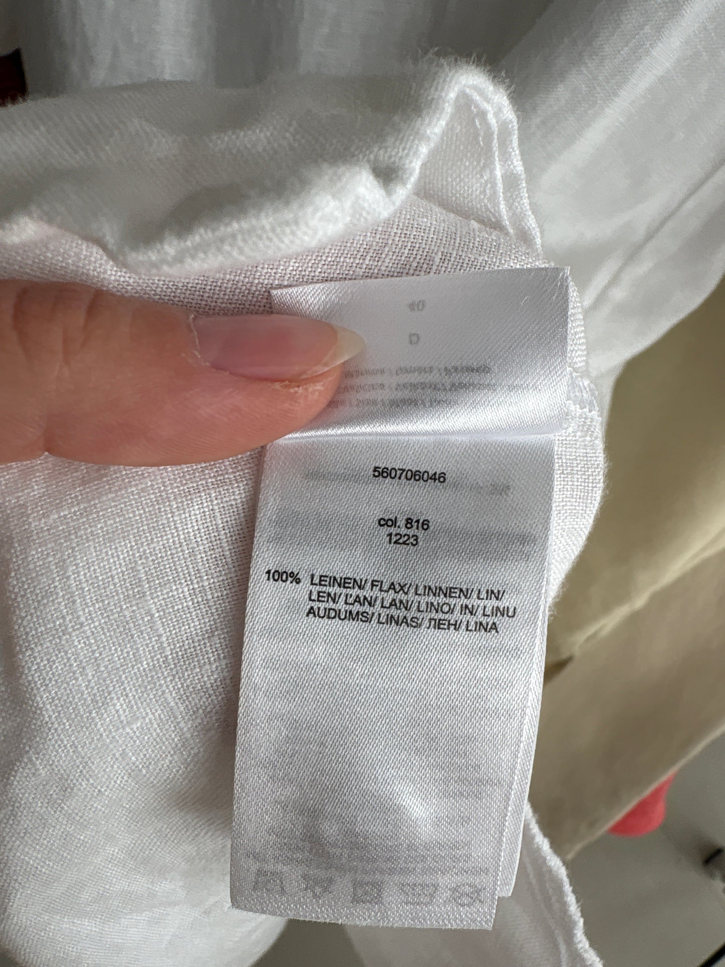 Rochie tip cămașa din in premium cu buzunare în croi lejer