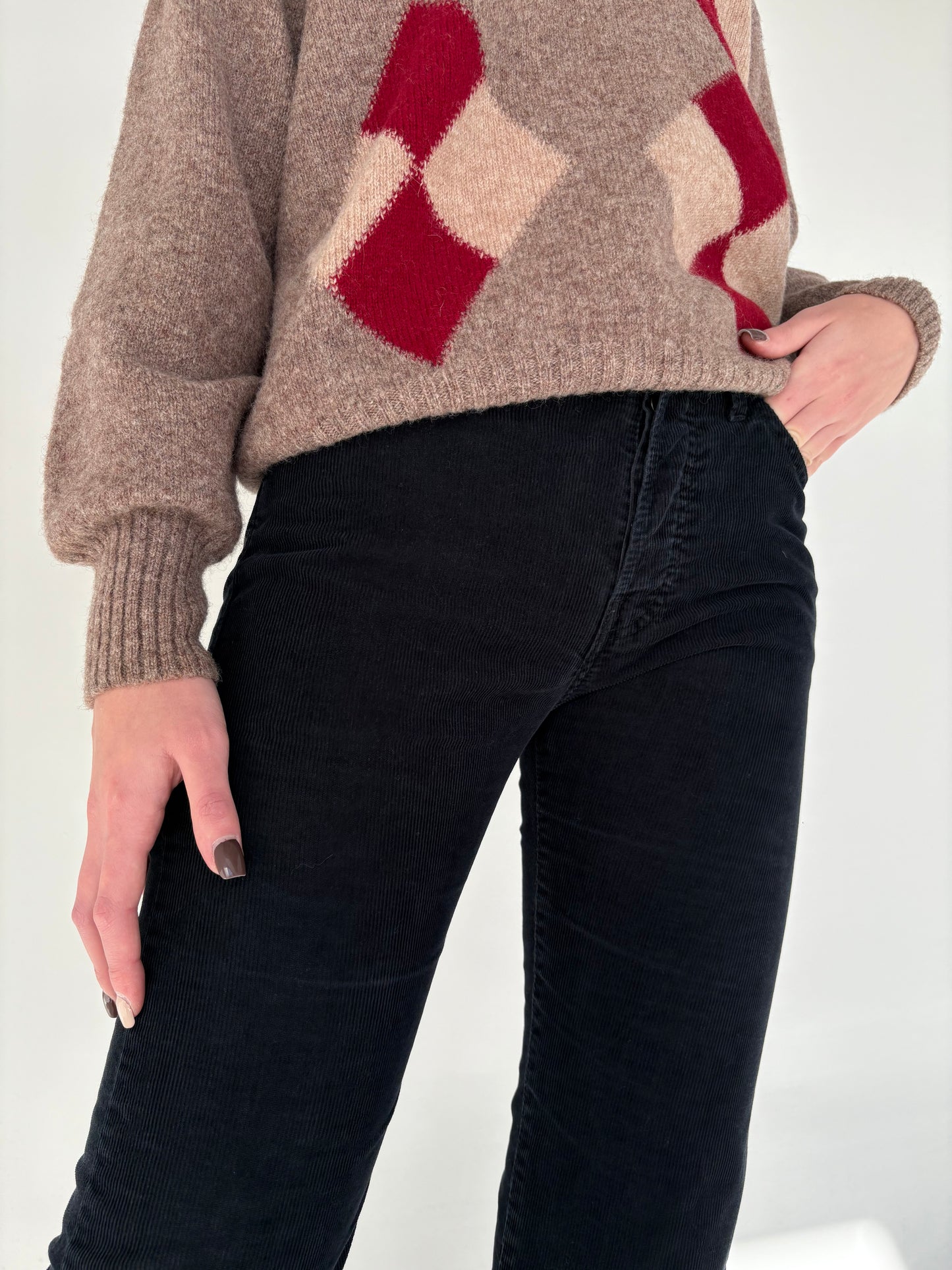 Pantaloni Levi’s negri model 551 din corduroy