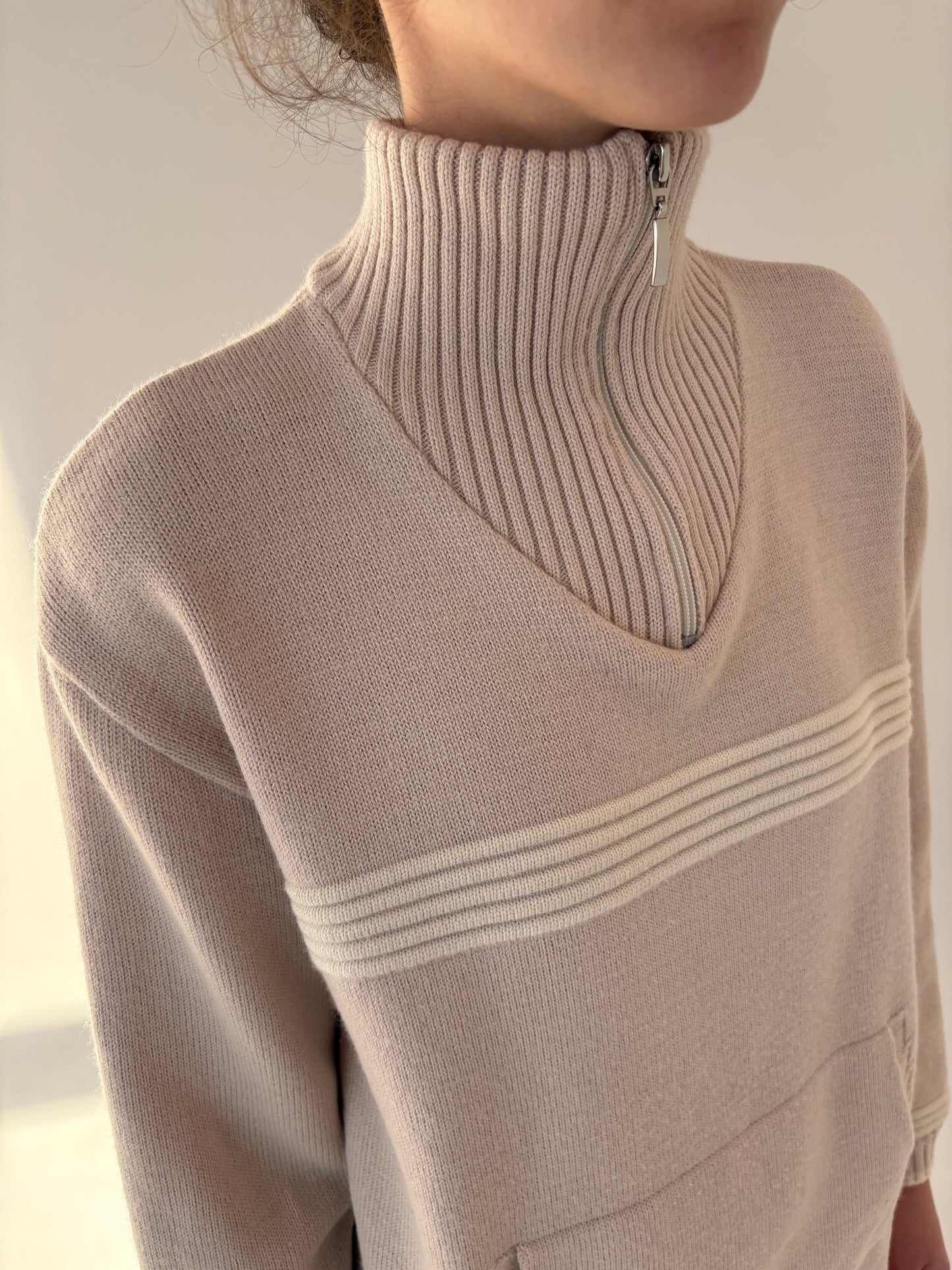 Maleta high end italiană din lana merino extrafina de gramaj mare