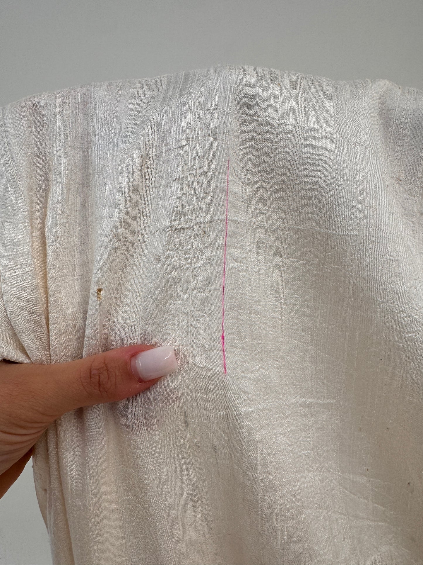 Rochie vintage din mătase naturală cu aplicații manuale 3D și perlute cu corsaj