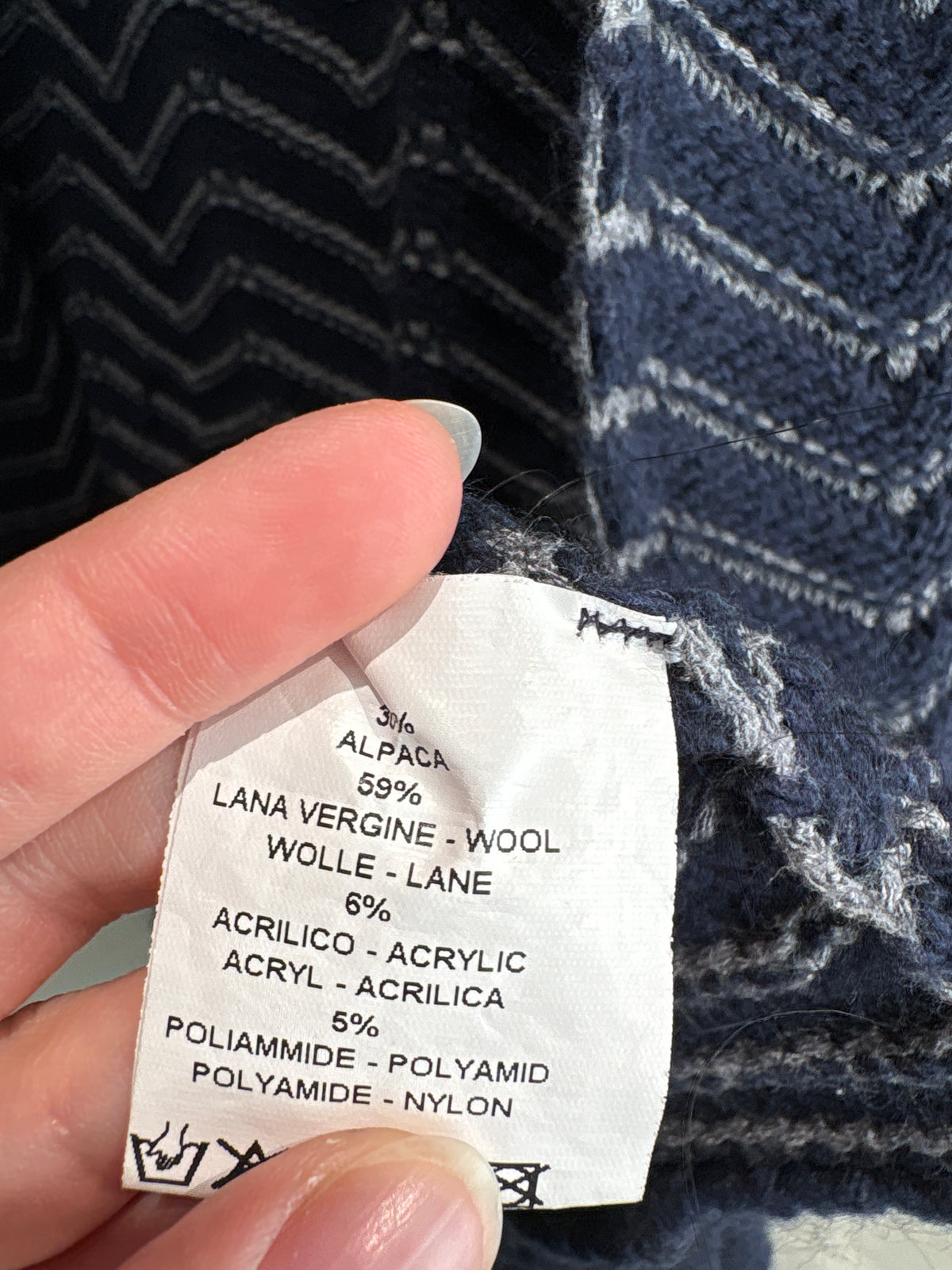 Cardigan din lana cu alpaka din tricot texturat în croi lung
