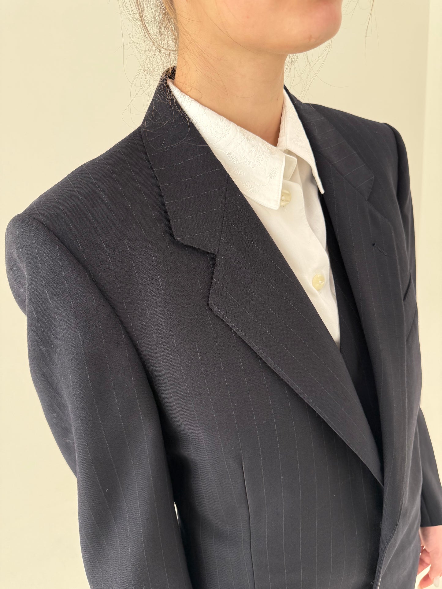 Set vestă + sacou italinesti în croi actual din lana extrafina