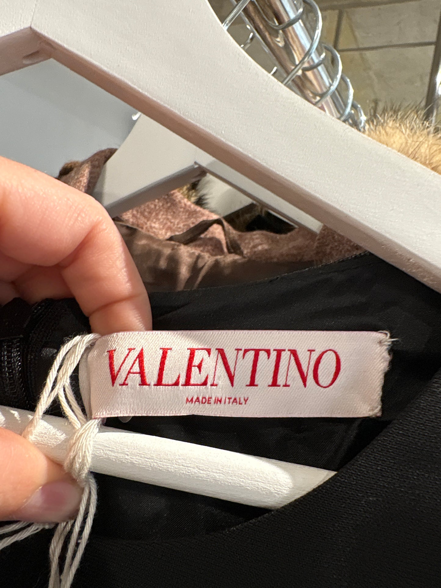 LBD Valentino NOUĂ cu eticheta din Georgette cu talie decorată