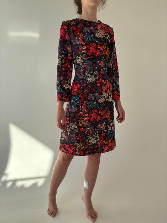 Rochie Old vintage cu print floral superb late 70s