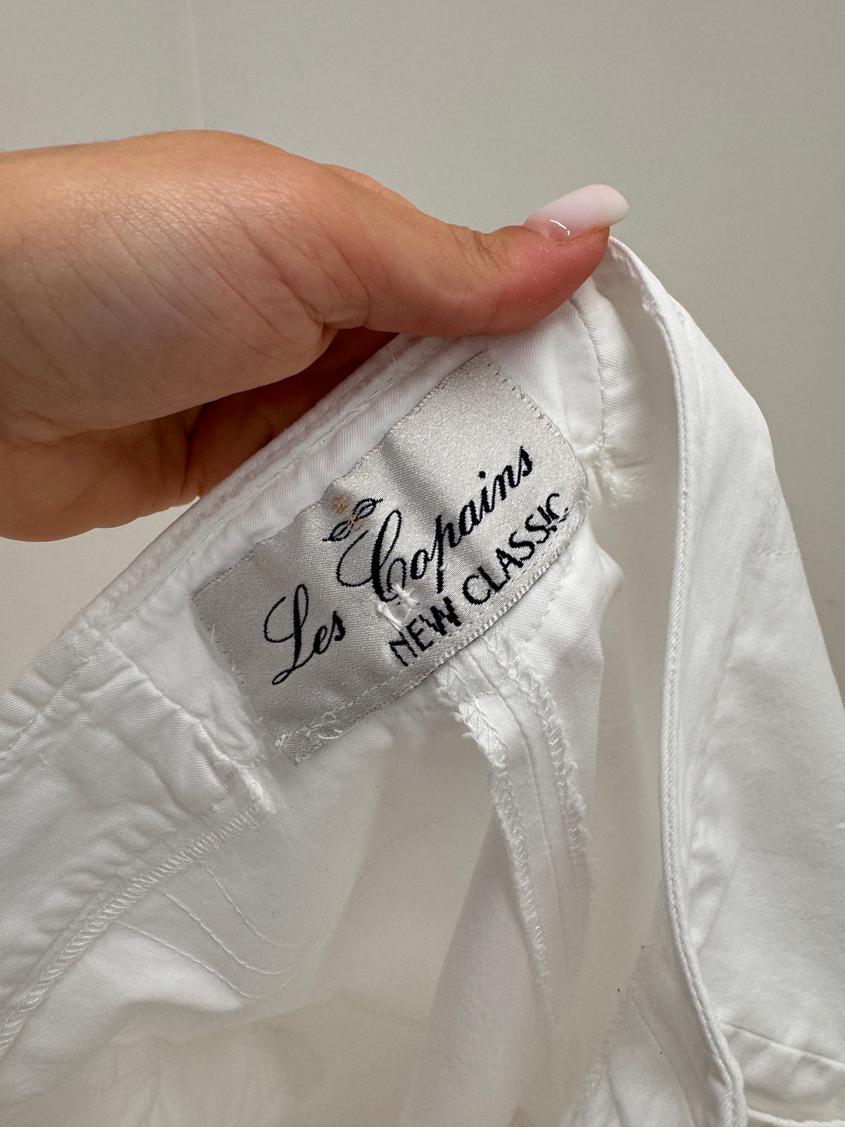 Pantaloni Les Copains din poplin excepțional de bumbac