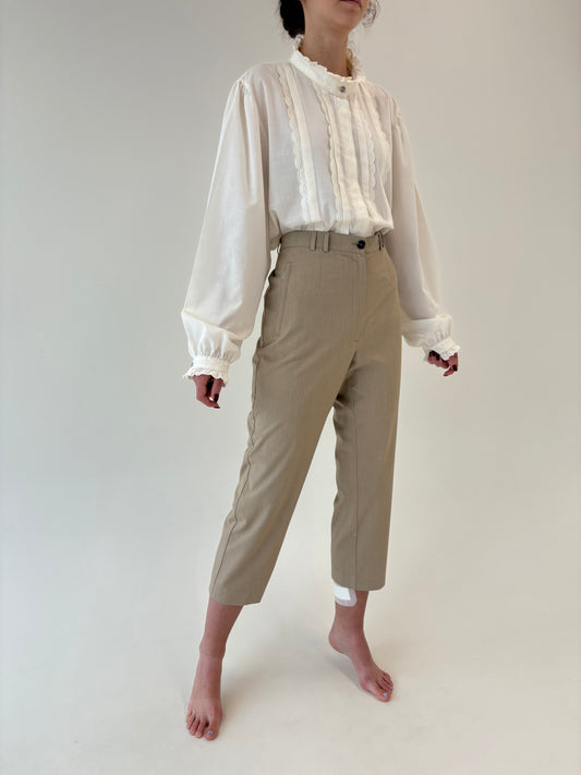 Pantaloni business light nude petite