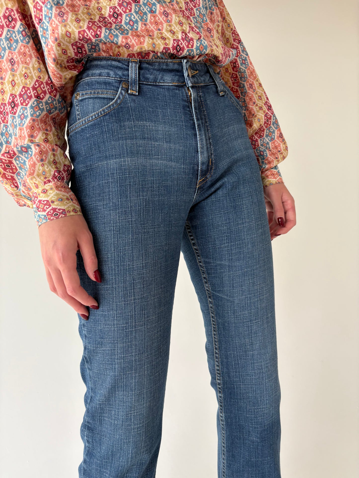 Jeans premium bootcut modelatori darker wash