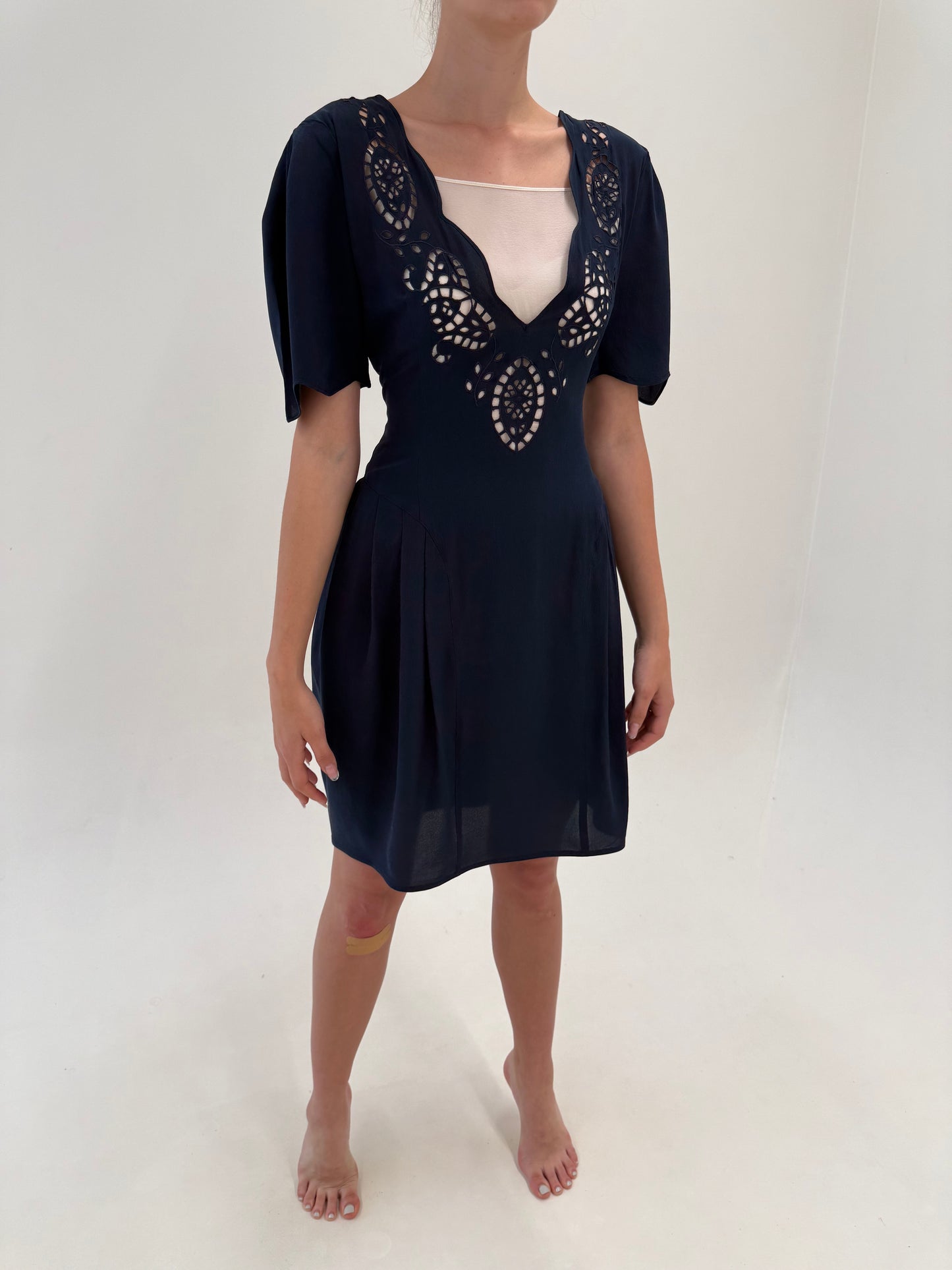 Rochie de brand luxury vintage Mariella Burani din mătase naturală