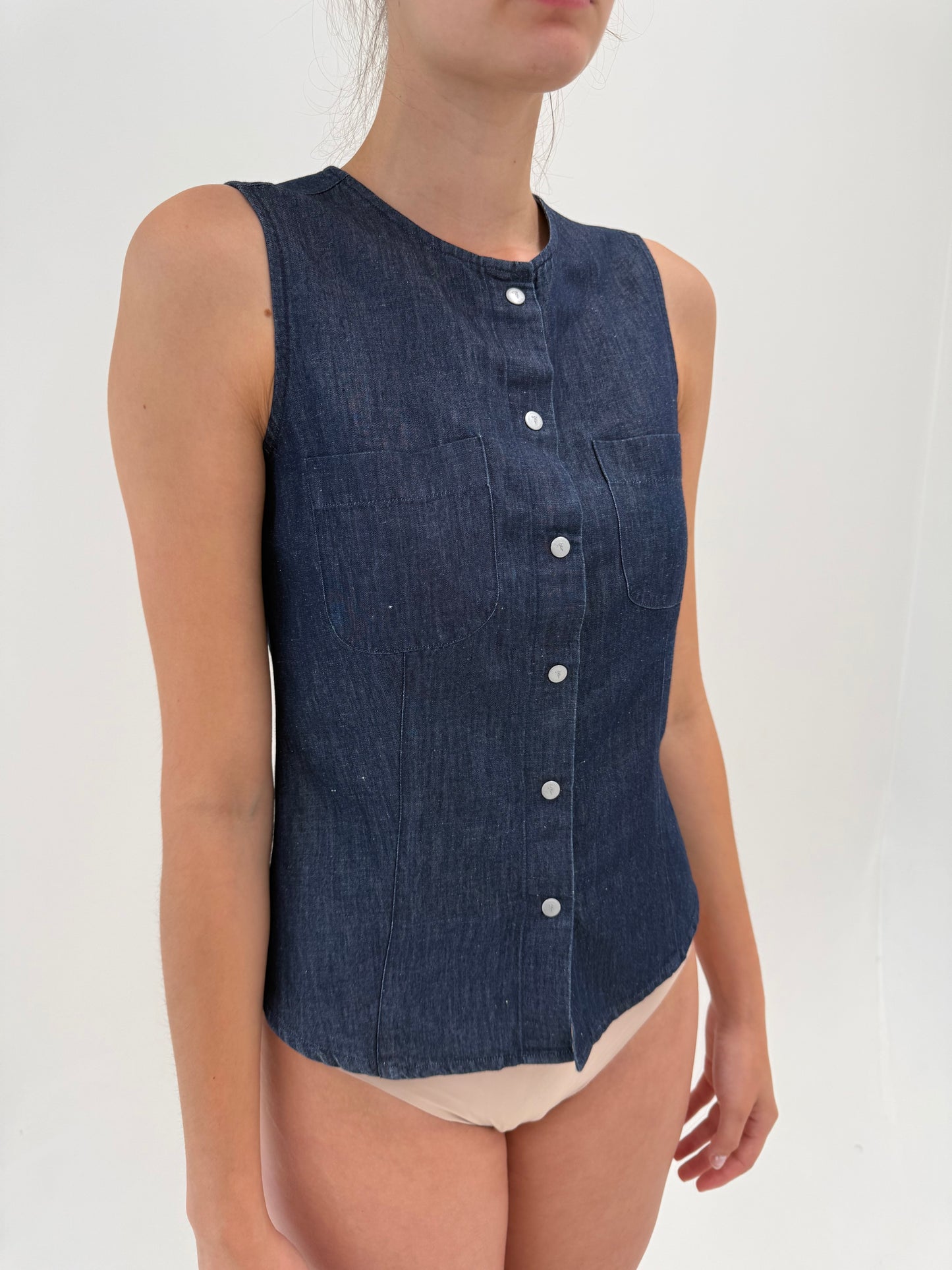 Corsaj luxury Trussardi din pânză tip jeans