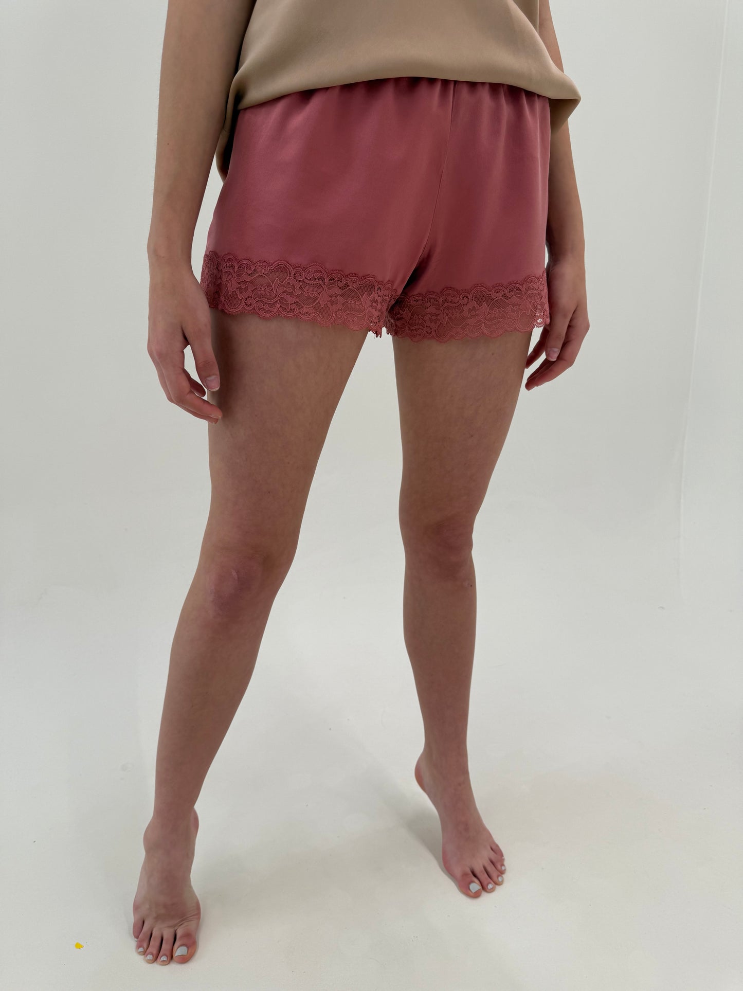 Pantaloni din mătase naturală