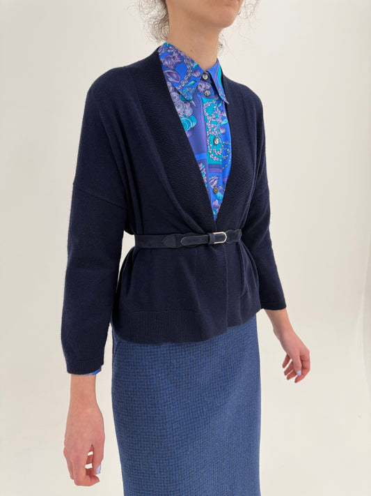 Cardigan luxury Bogner petite din cașmir în croi lejer