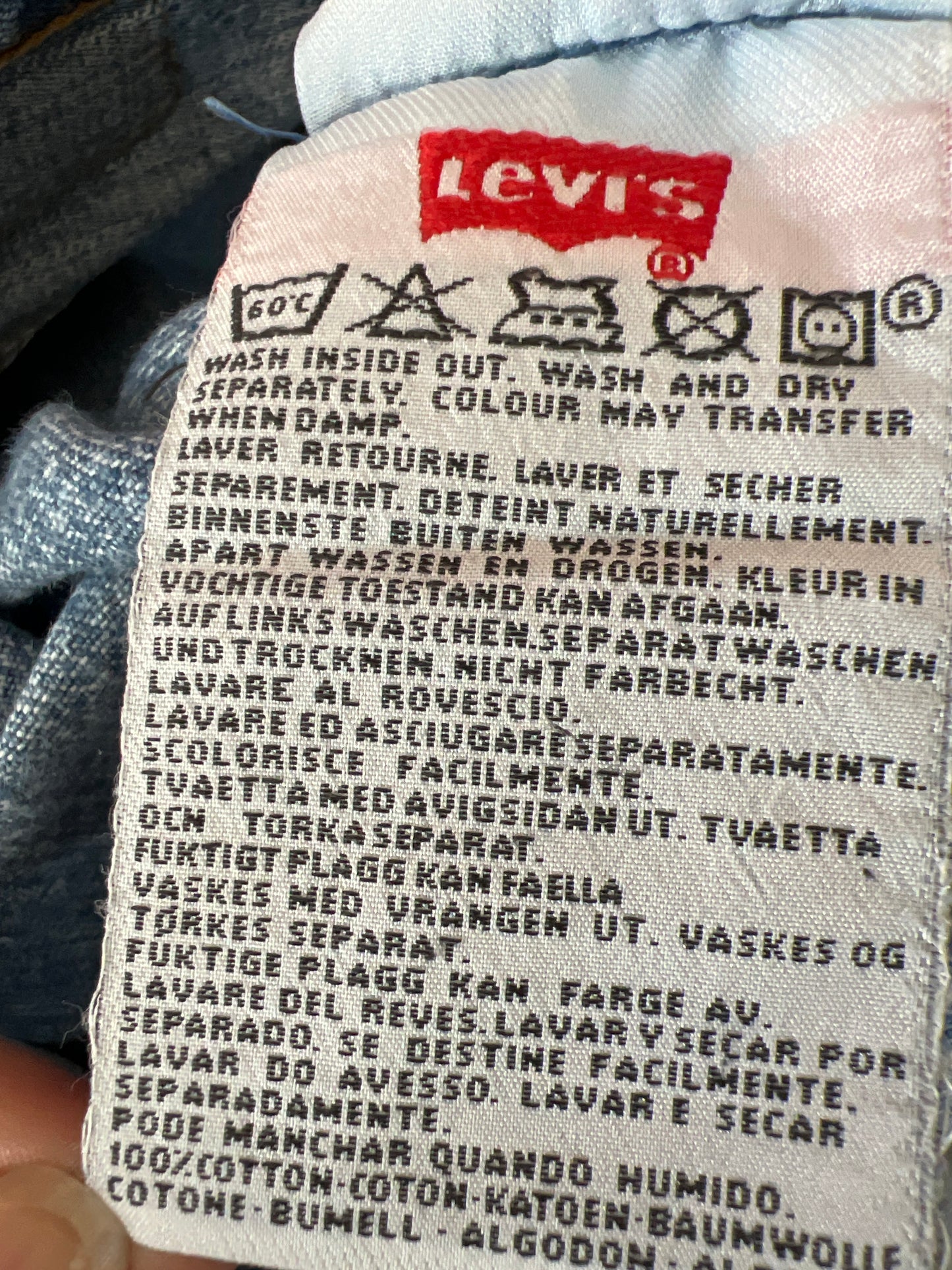 Jeans vintage Levi’s tall model 501