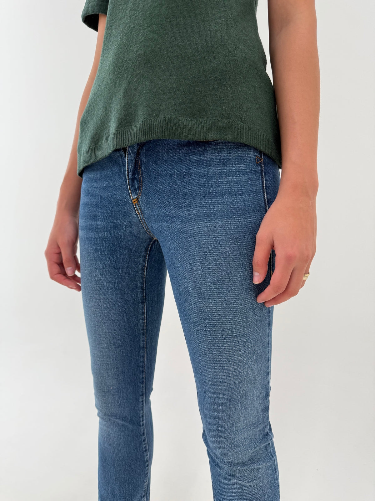 Jeans Trussardi classic wash excepționali confort ușor strech petite