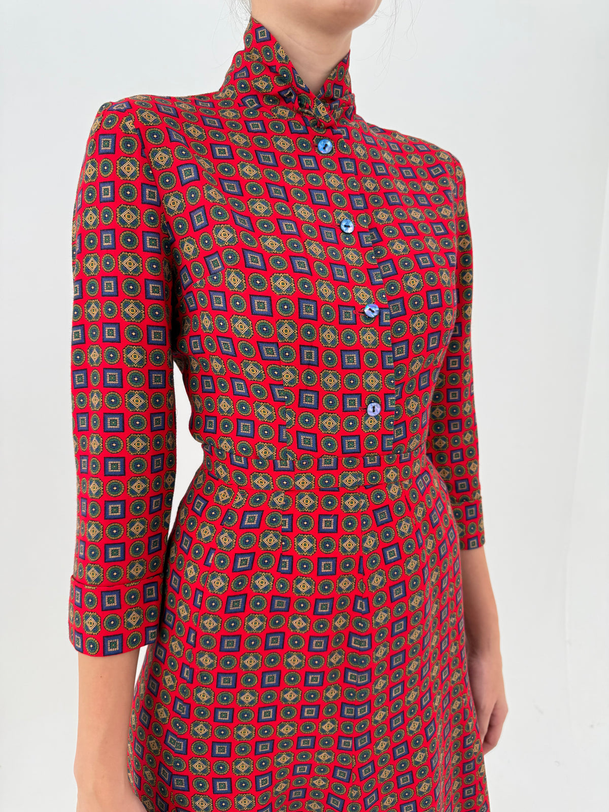 Deux piece vintage din lanita extrafina petite