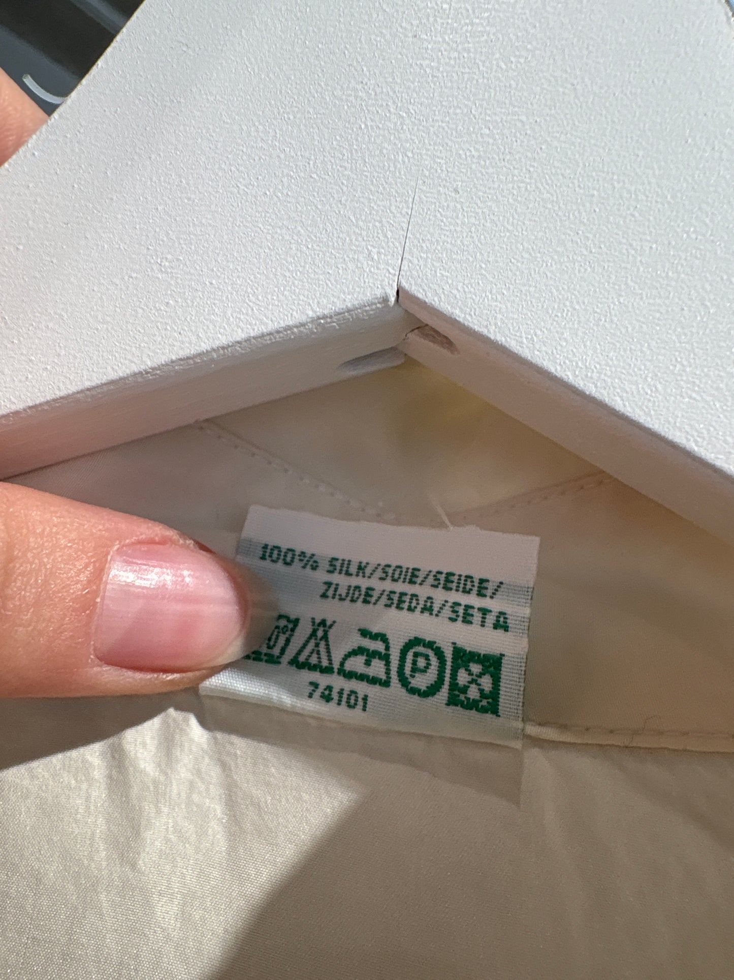 Cămașa butter white din mătase naturală plină cu broderie