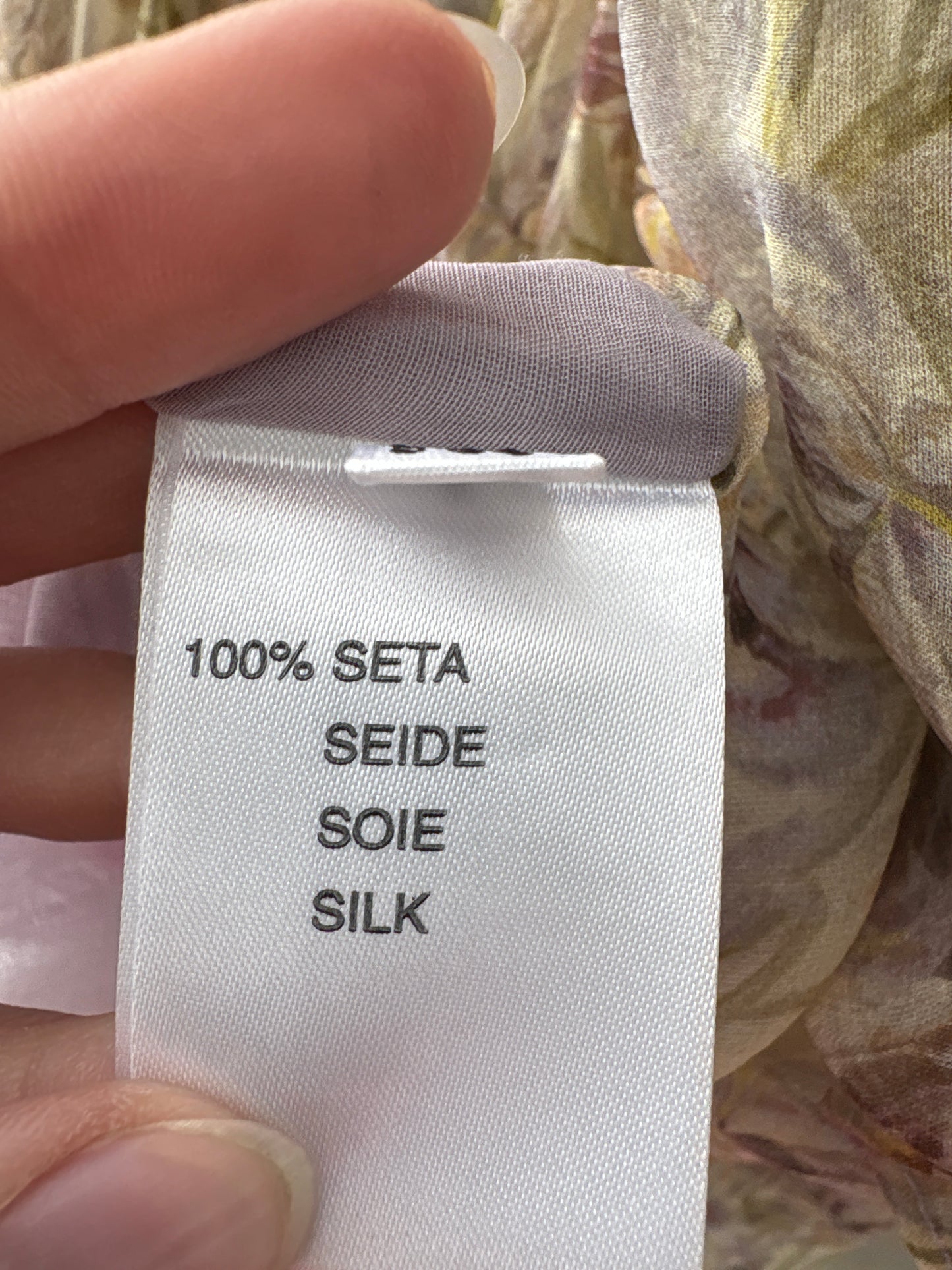 Fustă luxury Blumarine din plise de mătase naturală în culori pudrate