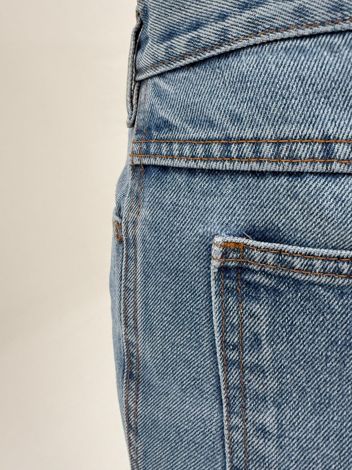 Jeans vintage petite classic wash din jeans vintage gros premium