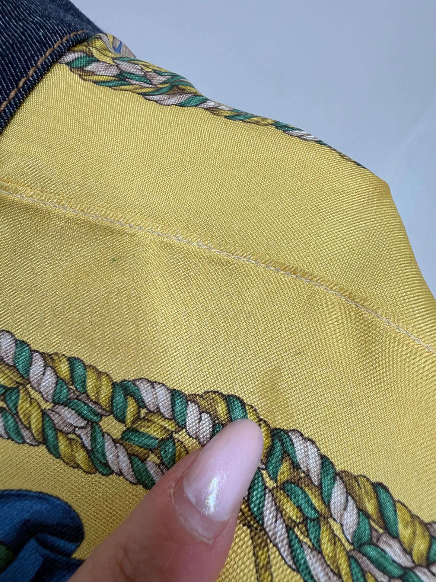Fustă Dolce&Gabbana din twill de mătase naturală cu talie ultra înaltă