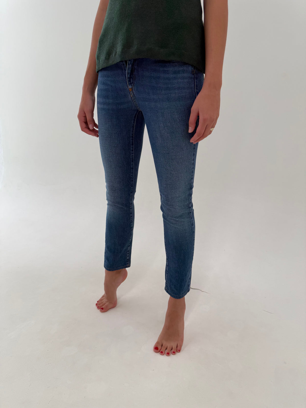 Jeans Trussardi classic wash excepționali confort ușor strech petite