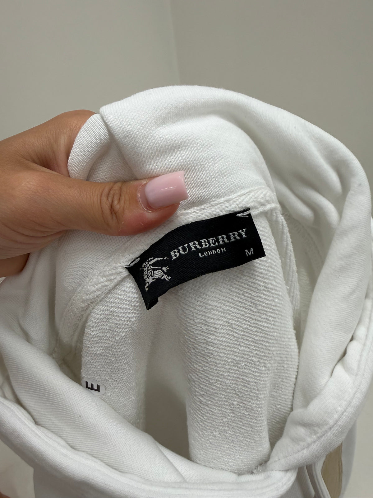 Hanorac BURBERRY Logo Appliqué Patch Cotton
