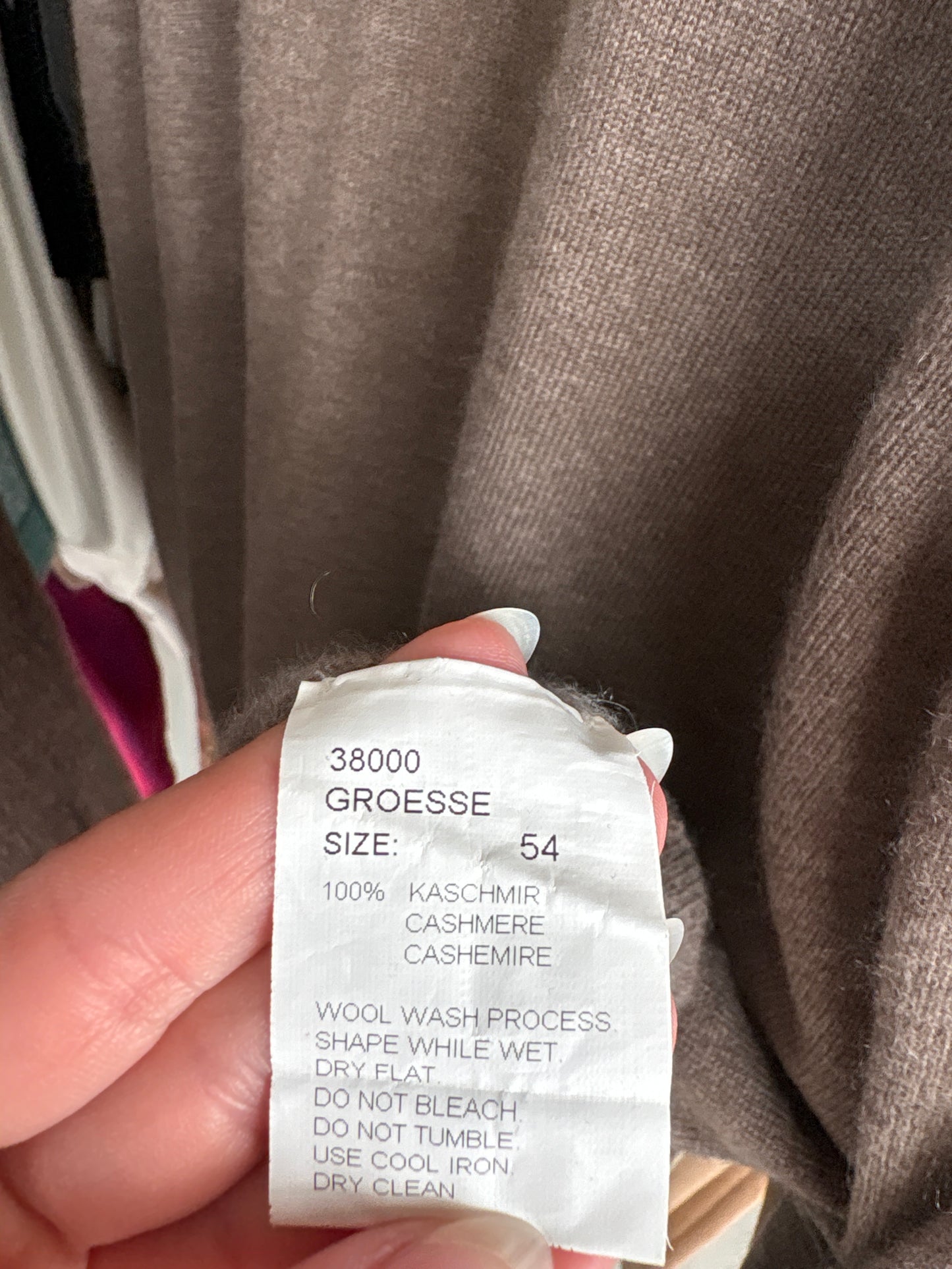 Pulover luxury Joop din cașmir multiply cafe au lait