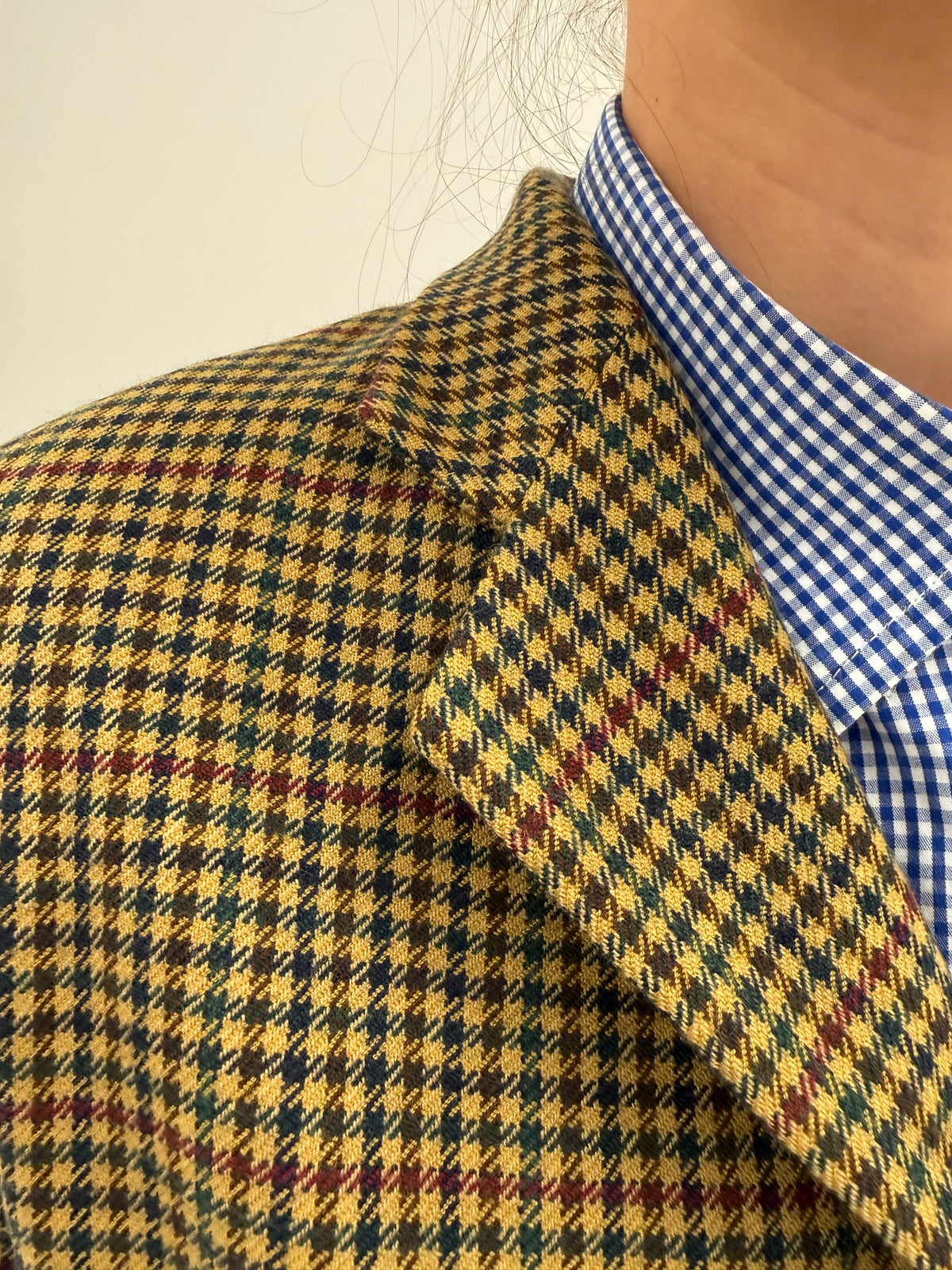 Sacou de brand luxury italian Tombolini  din tweed excepțional de lana
