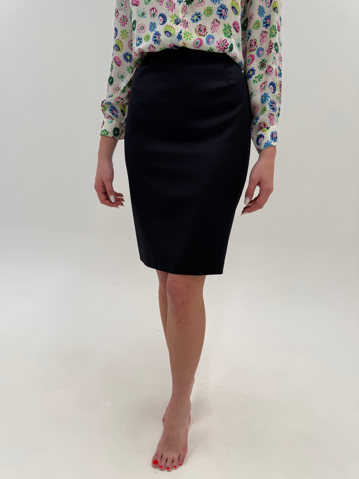 Fustă Escada neagră creion