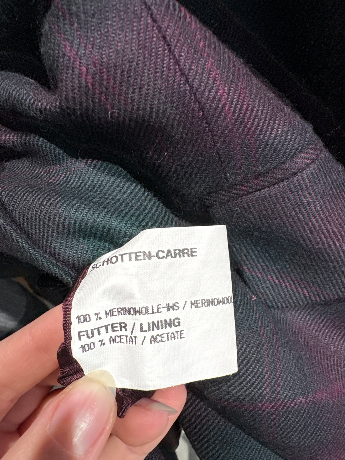 Sacou luxury Delmod din cu închidere dublă din tweed de lana pura certificată