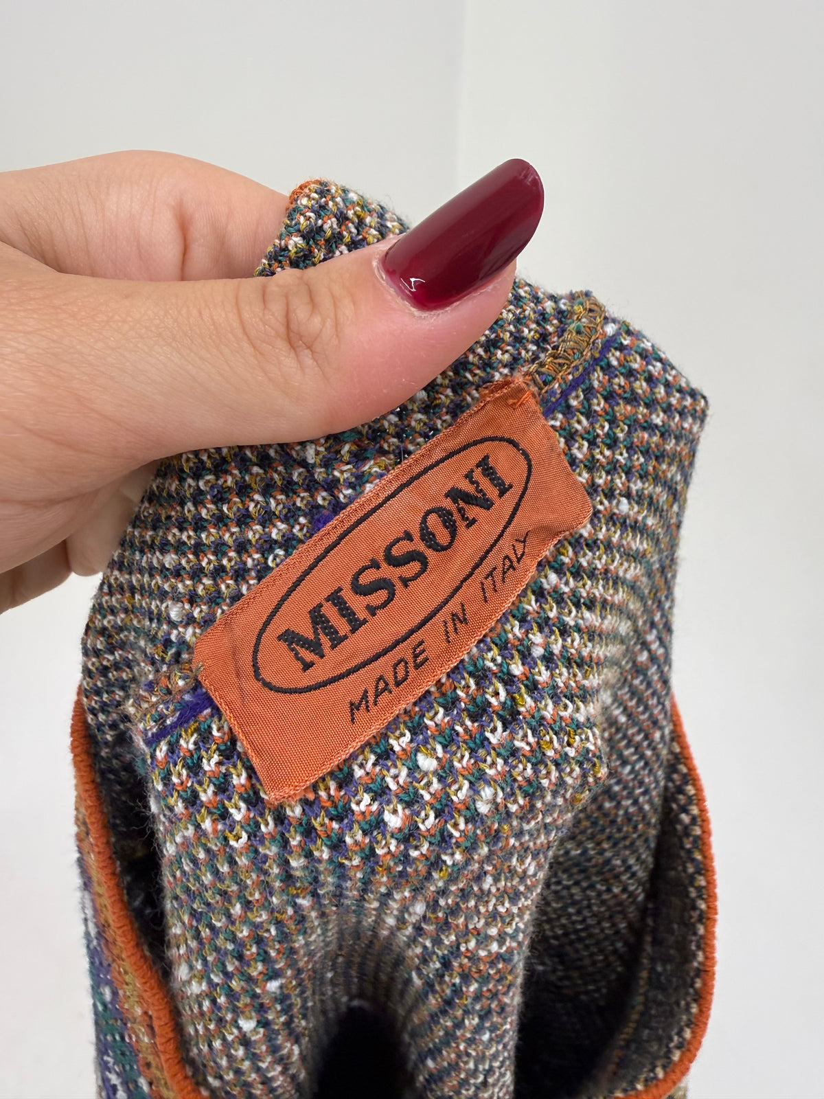 Pulover Missoni petite din tricot excepțional de bumbac gros specific brandului