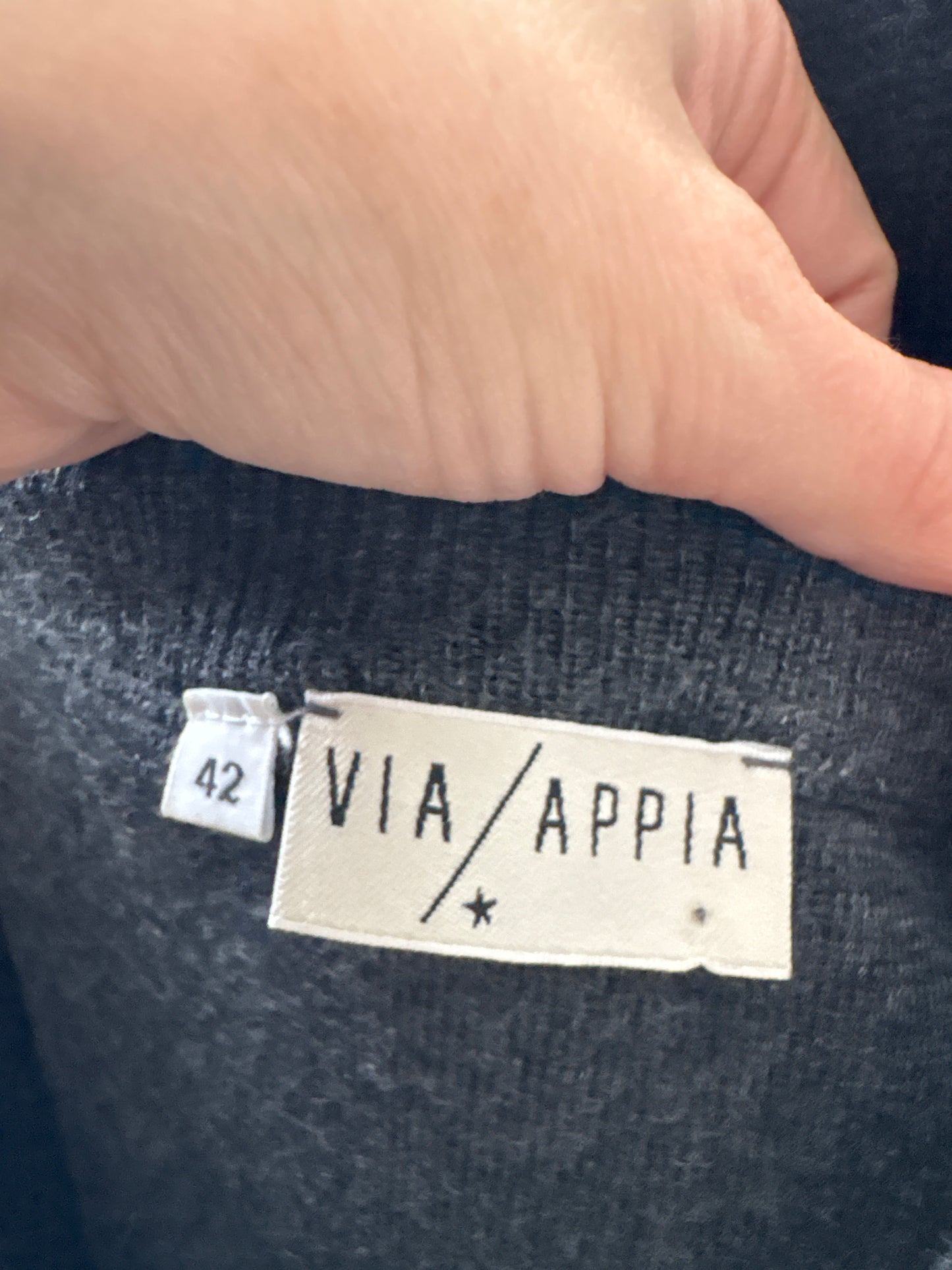 Fustă maxi italiană din tricot de lana merino extrafina de gramaj mare