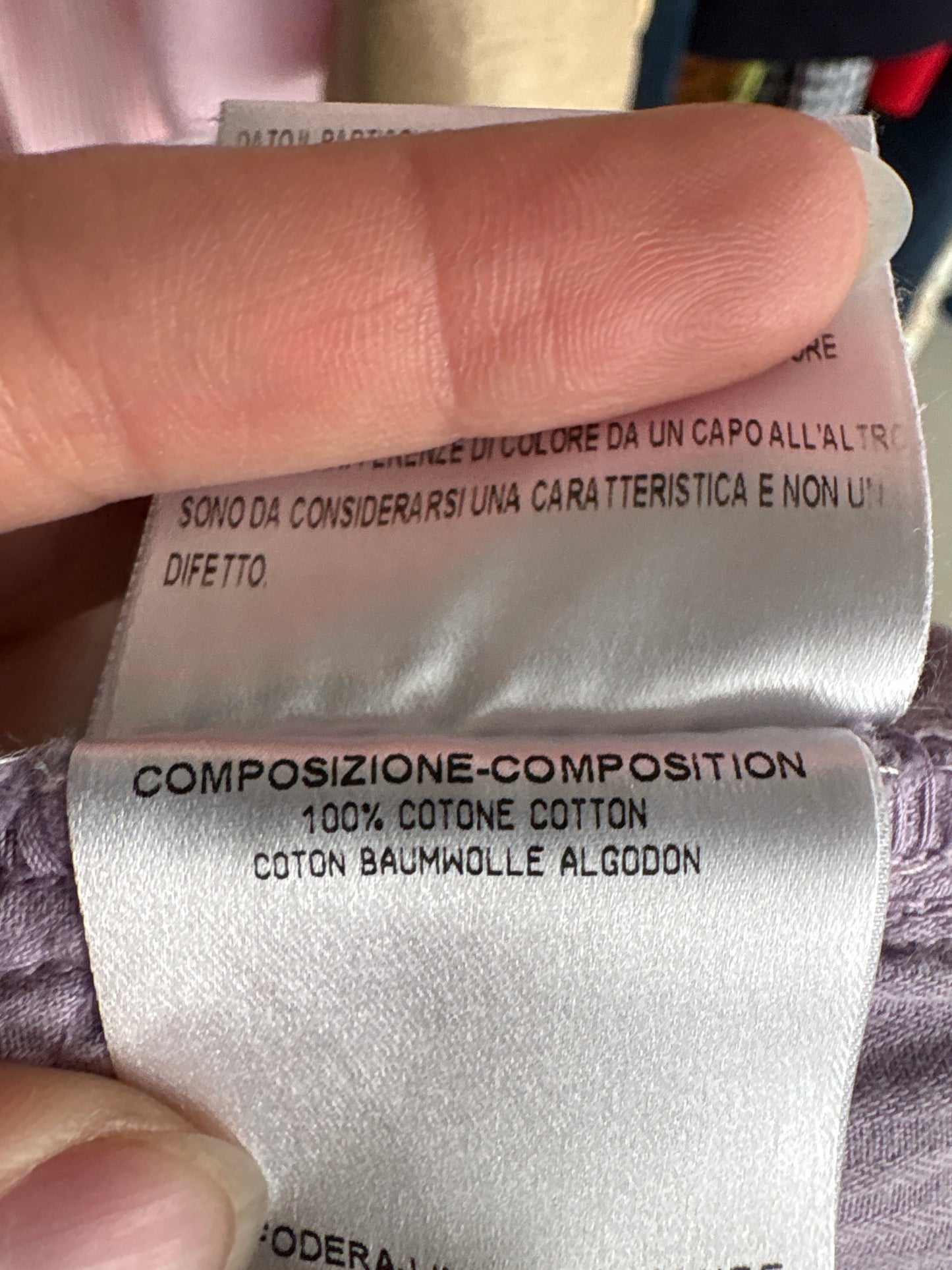 Jeans Gucci lavender de vară in croi clasic