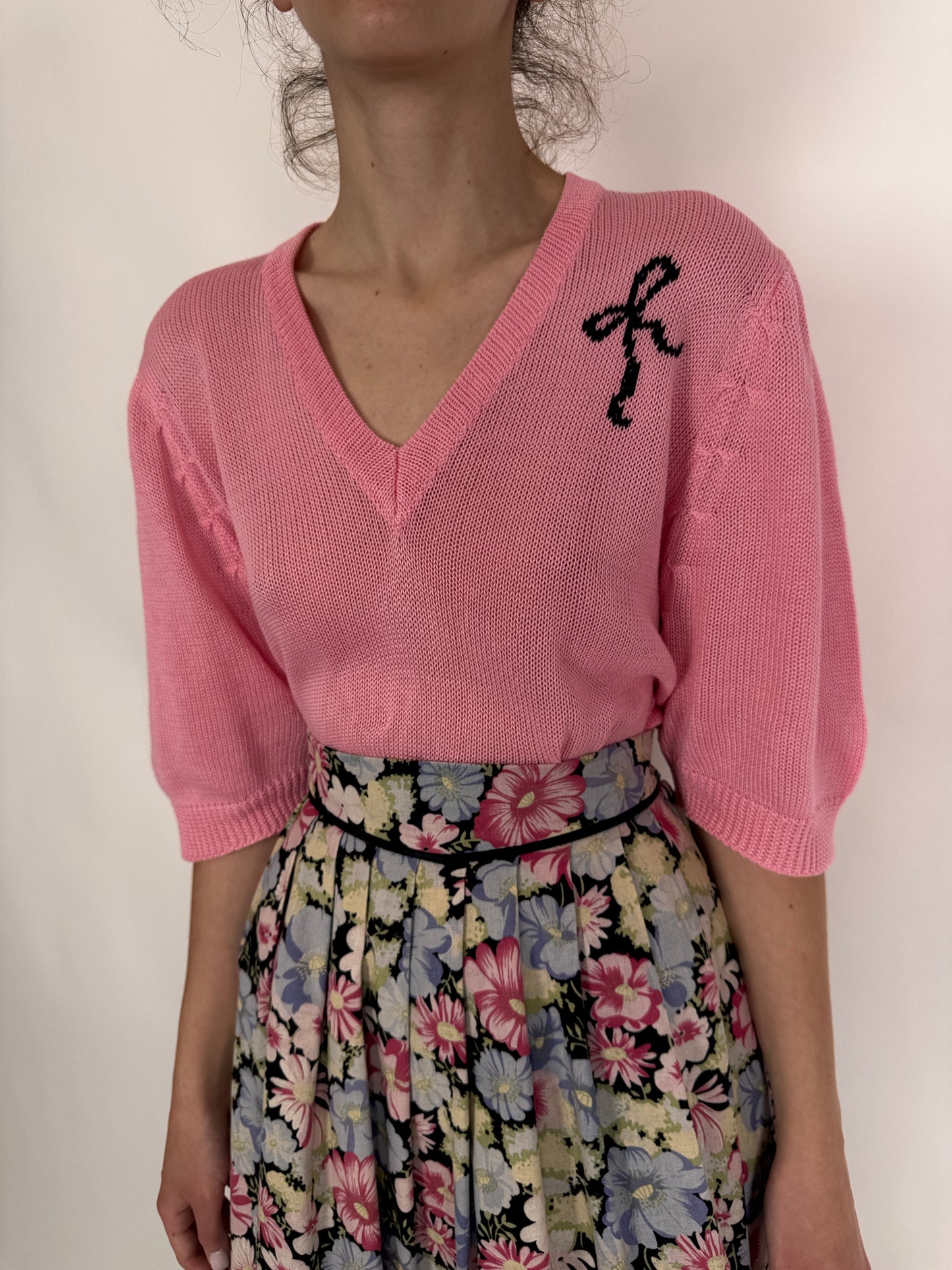 Top vintage baby Pink