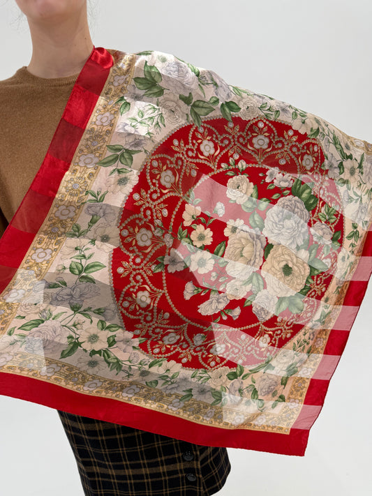 Eșarfă Valentino din mătase naturală