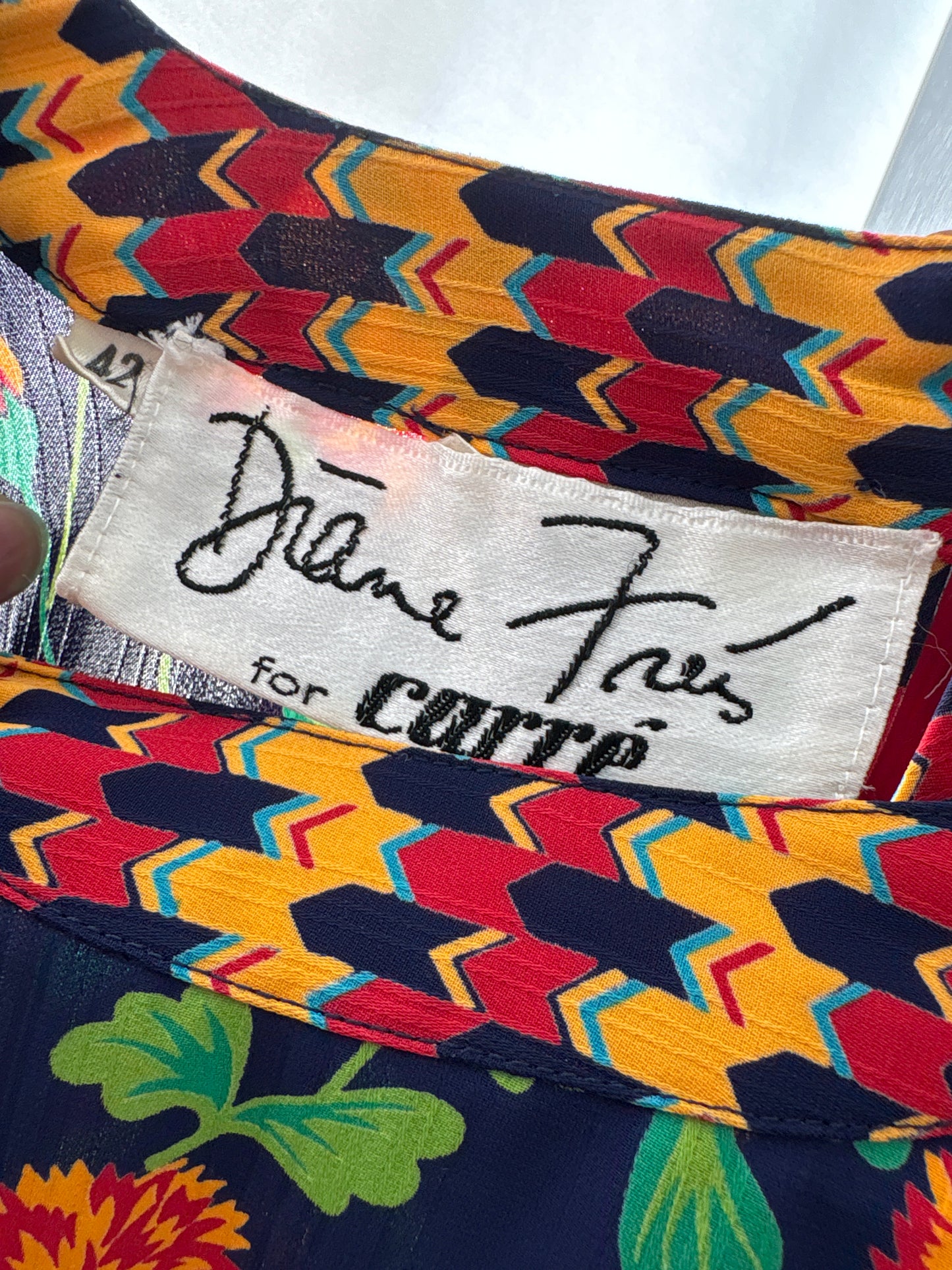 Set vintage luxury de designer Diane Frès de arhivă / colecție ani 80 timpurii