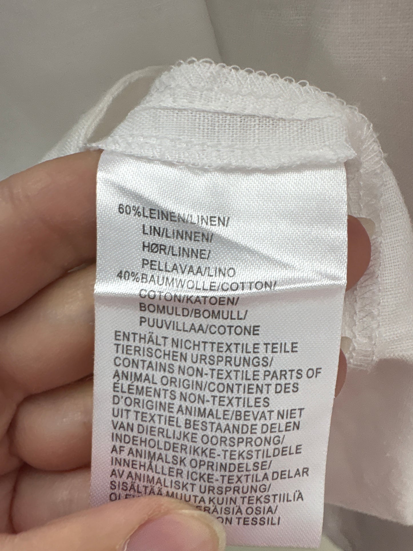 Cămașa din pânză premium de in și bumbac cu broderie manuală delicată